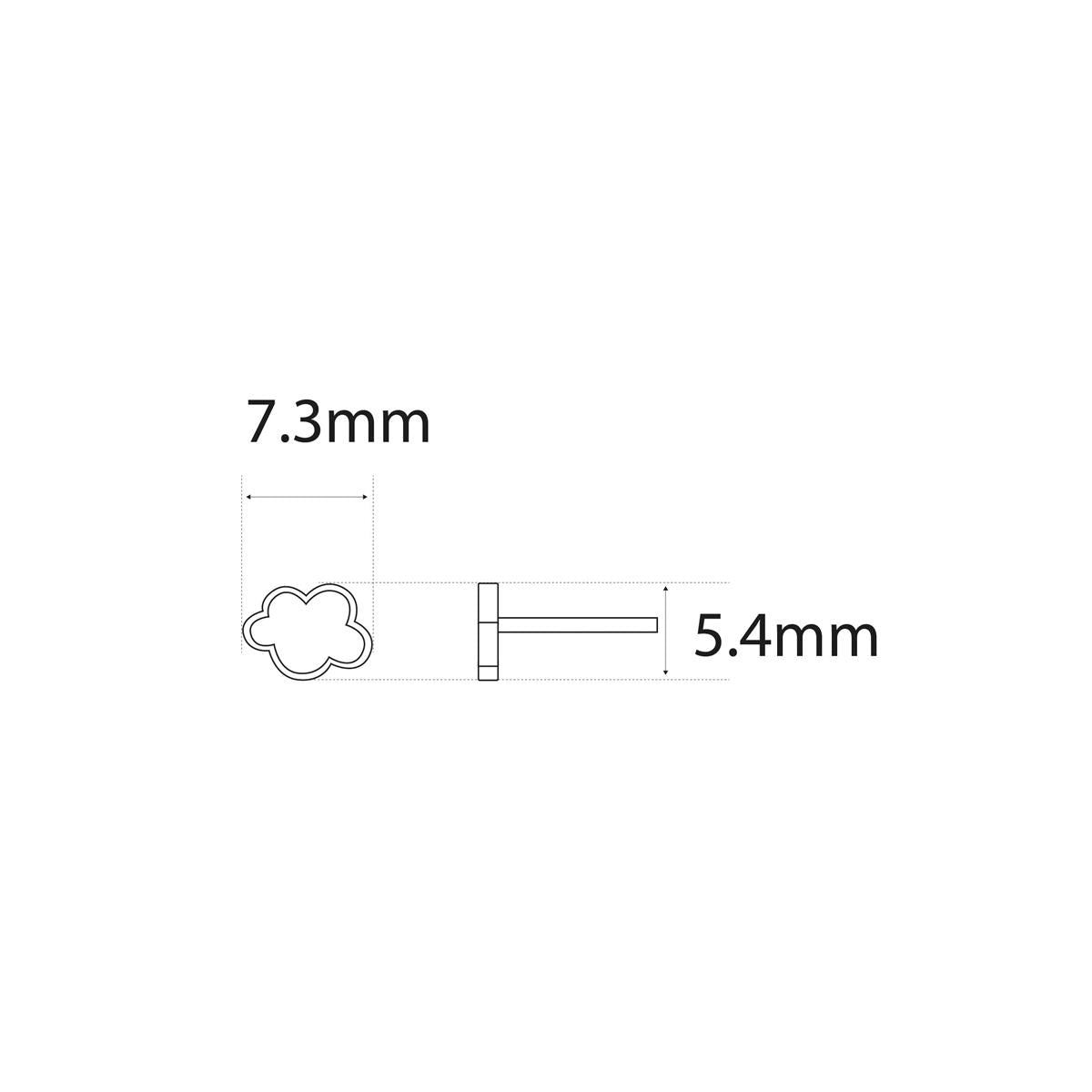 PENDIENTES LLUVIA NUBE PASTEL