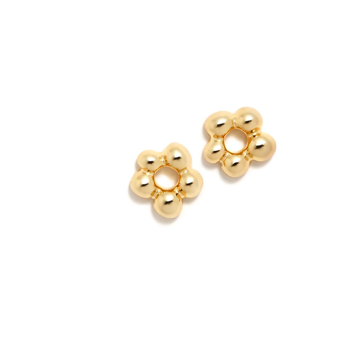 PENDIENTES CHARM MUM DORADO PEQ