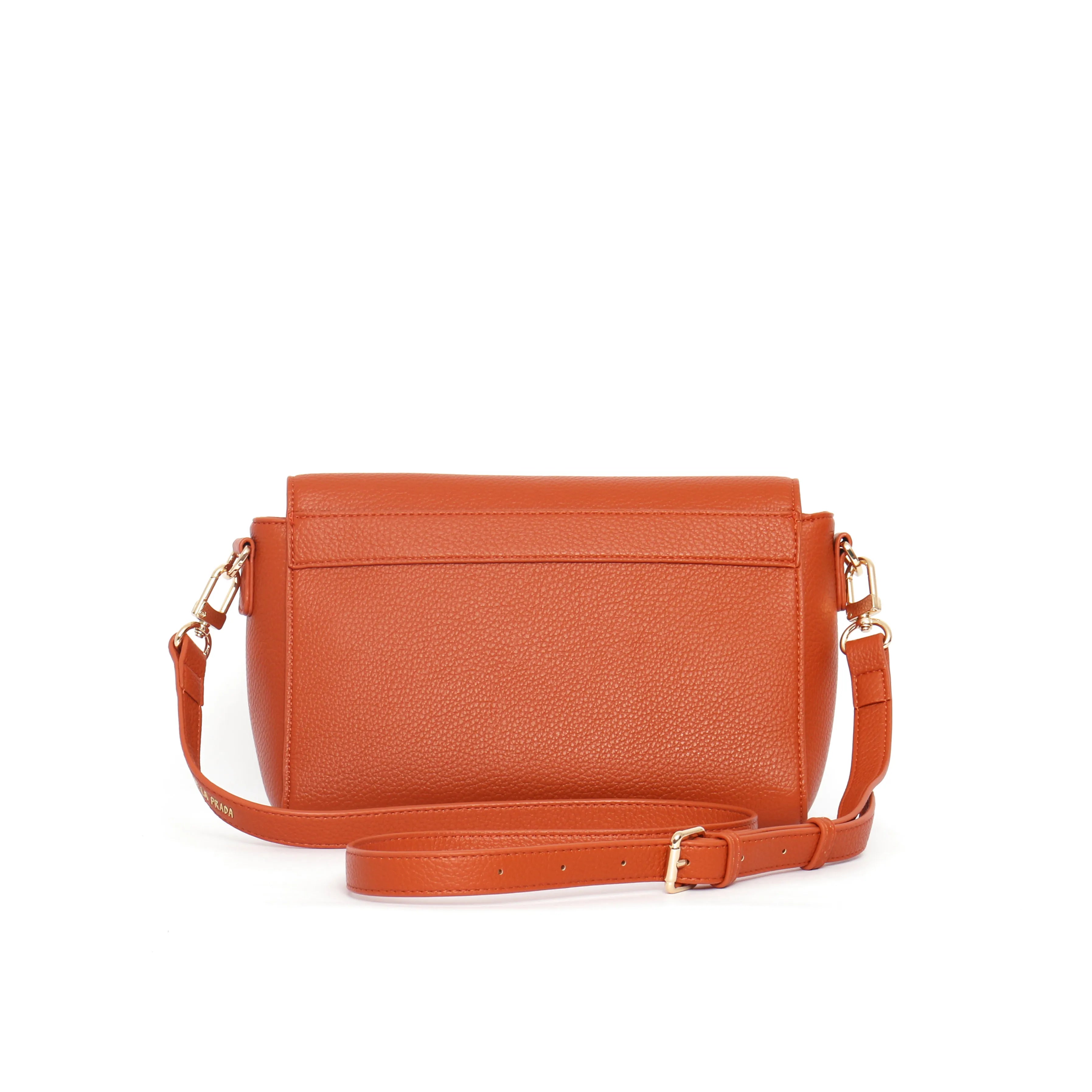 Shoulder bag with contrasting tile flap