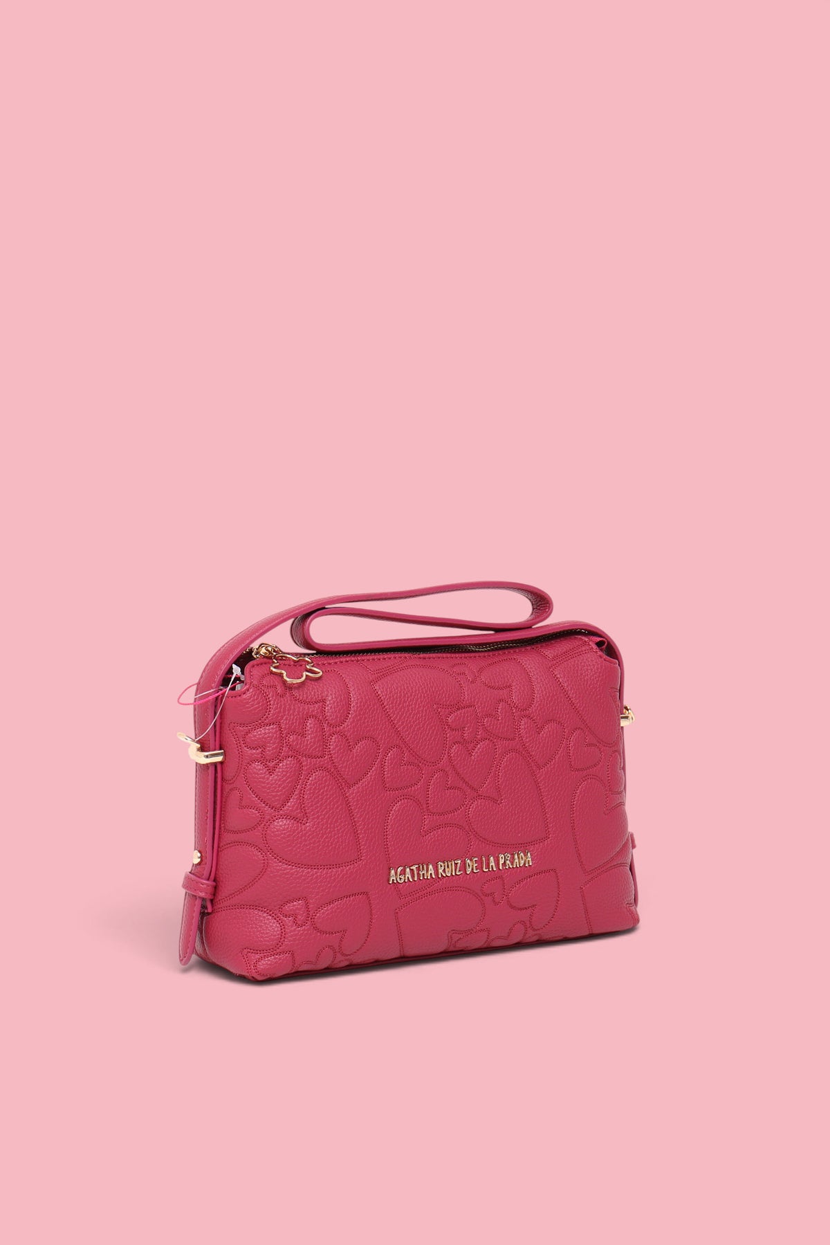 CROSSBODY HEARTS PURPLE