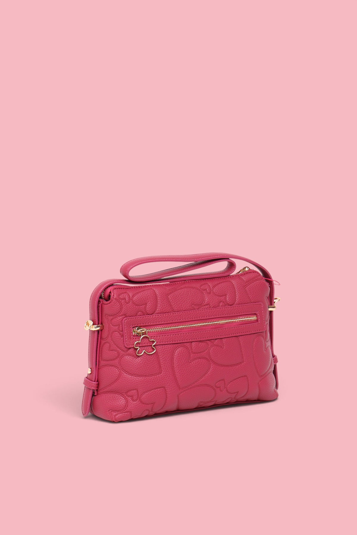 CROSSBODY HEARTS PURPLE
