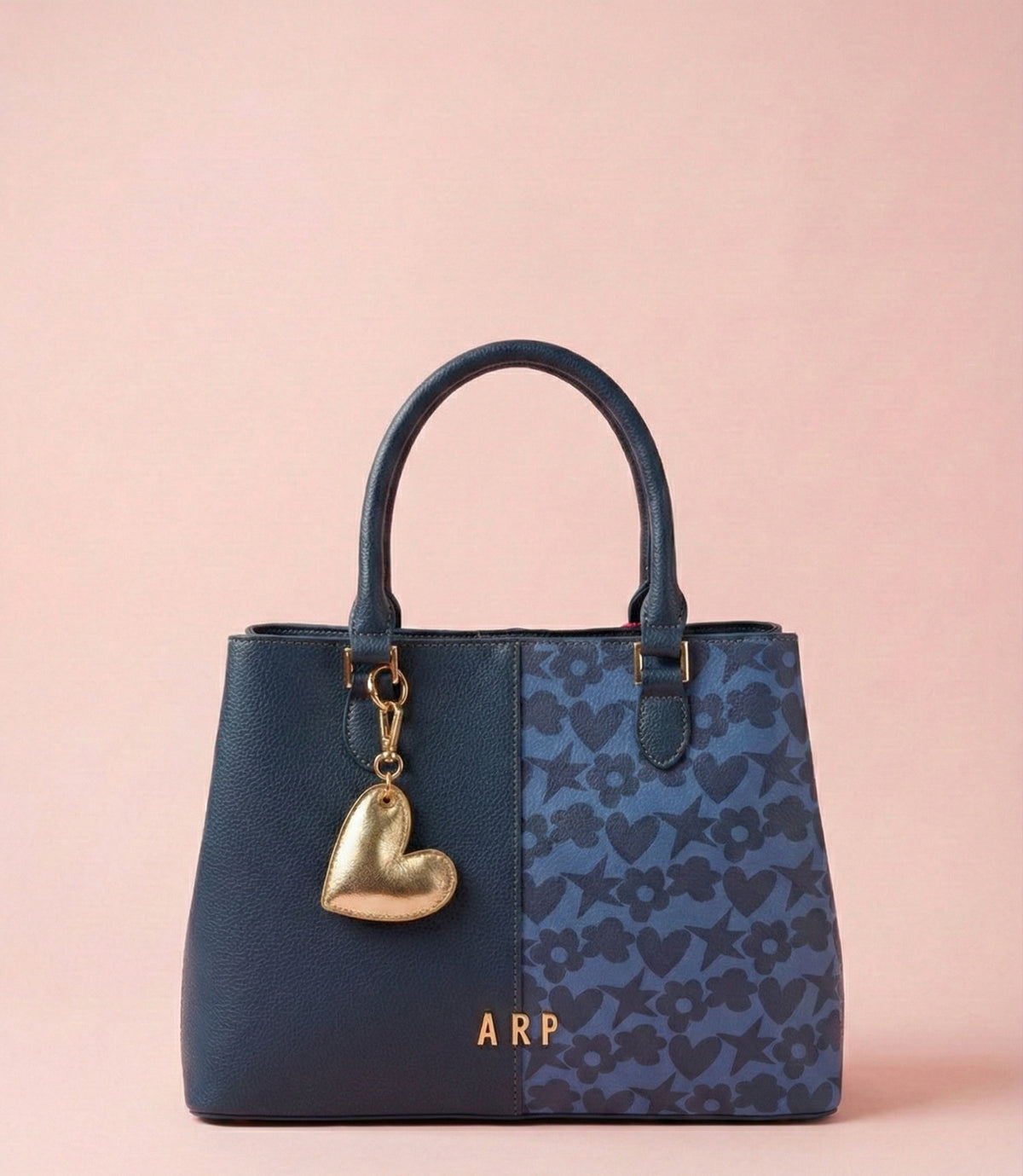 BOLSOS DOBLE ESTAMPADO AZUL