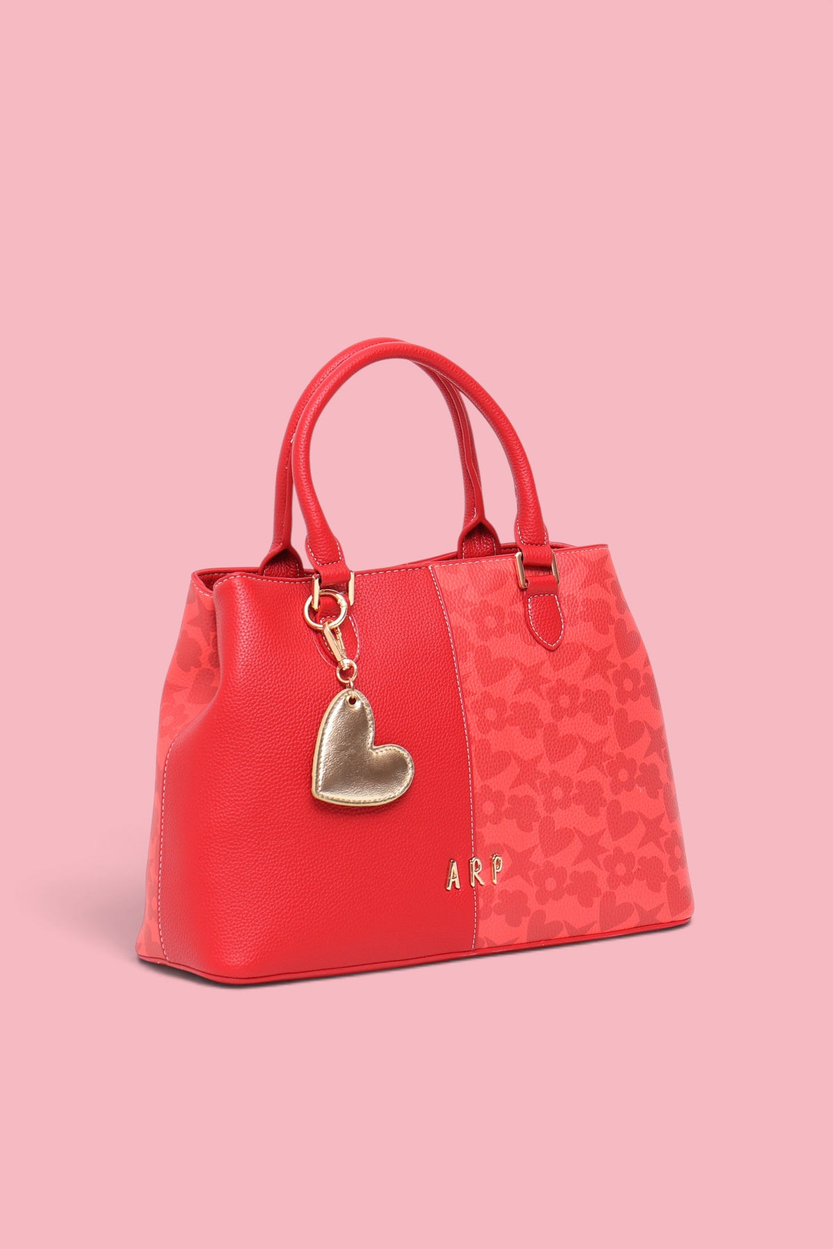 BOLSOS DOBLE ESTAMPADO ROJO