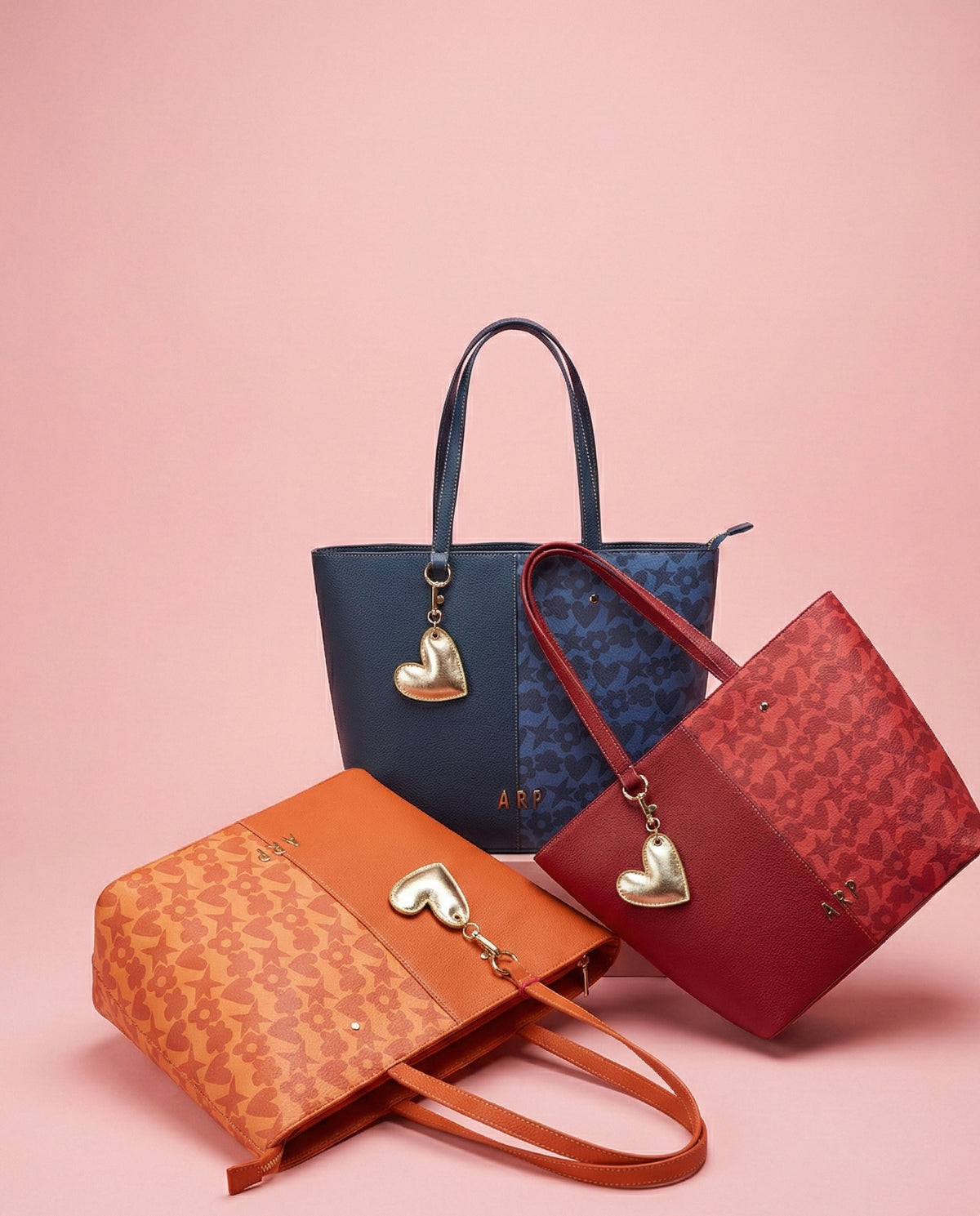 TOTE DOBLE ESTAMPADO ROJO