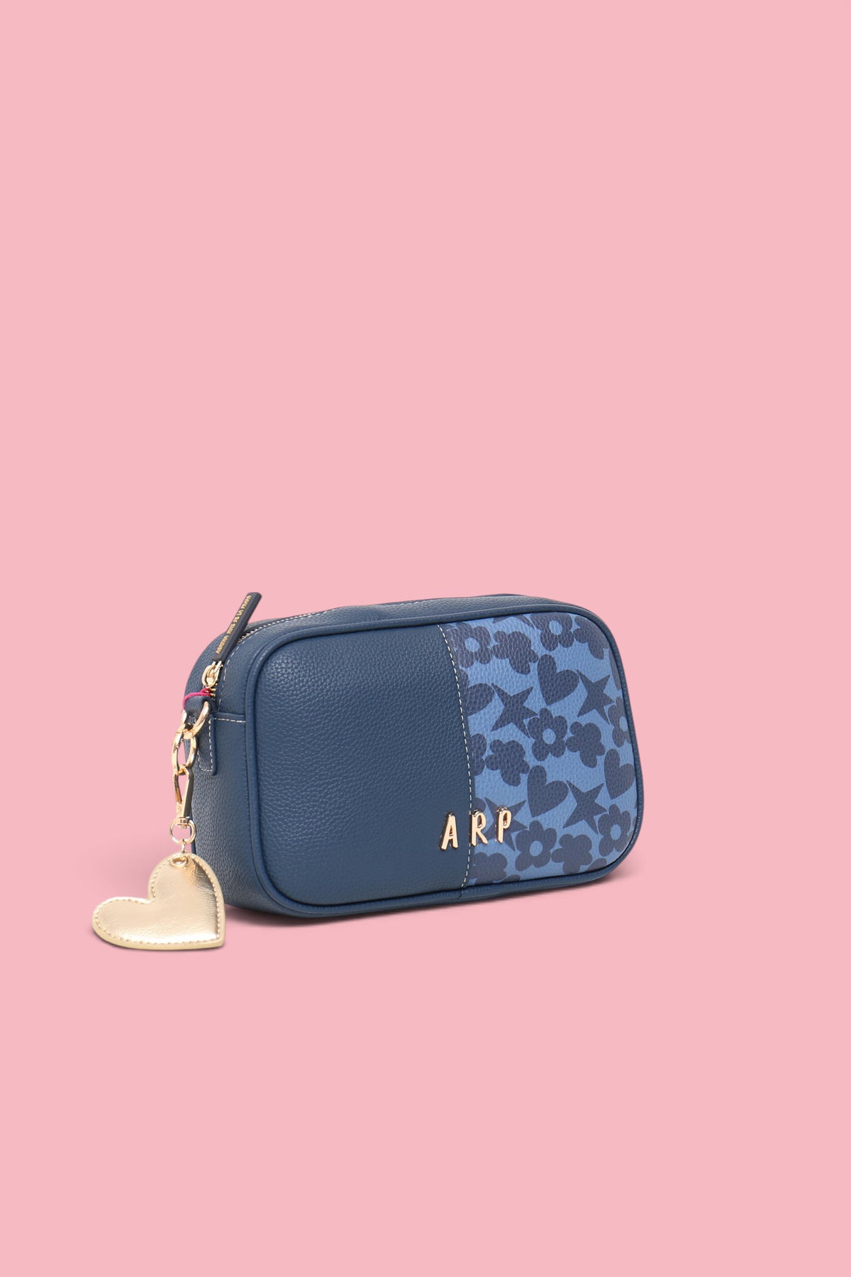DOUBLE-PRINT CROSSBODY BLUE