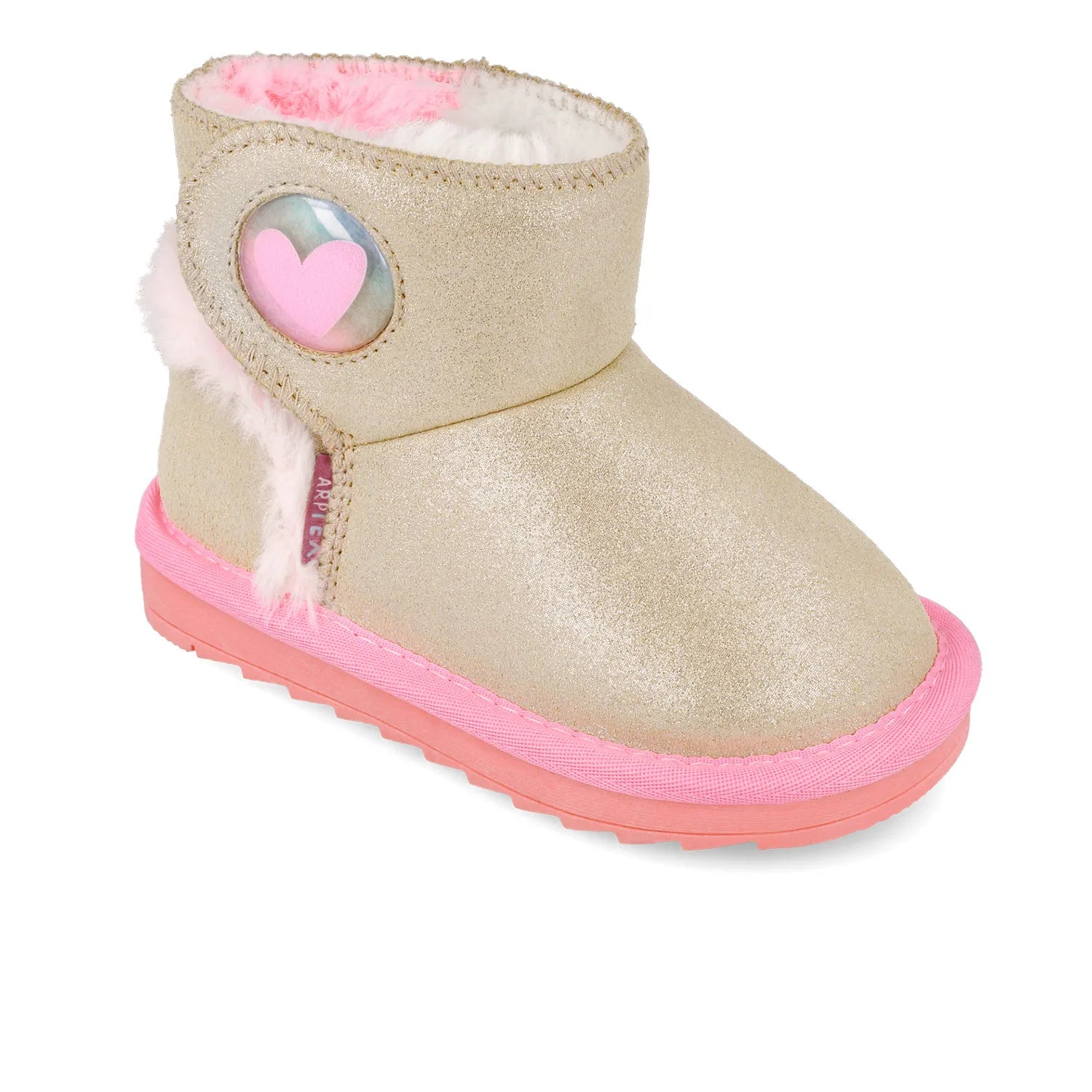 BOTIN CORAZON DORADO