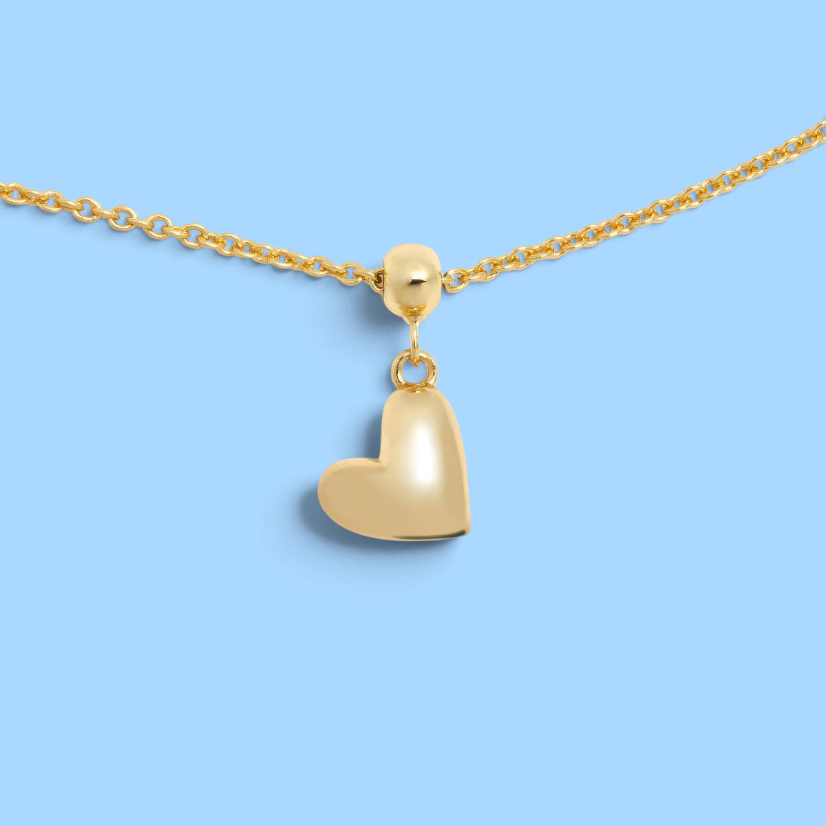 GOLDEN HEART CHARM WITHOUT CHAIN