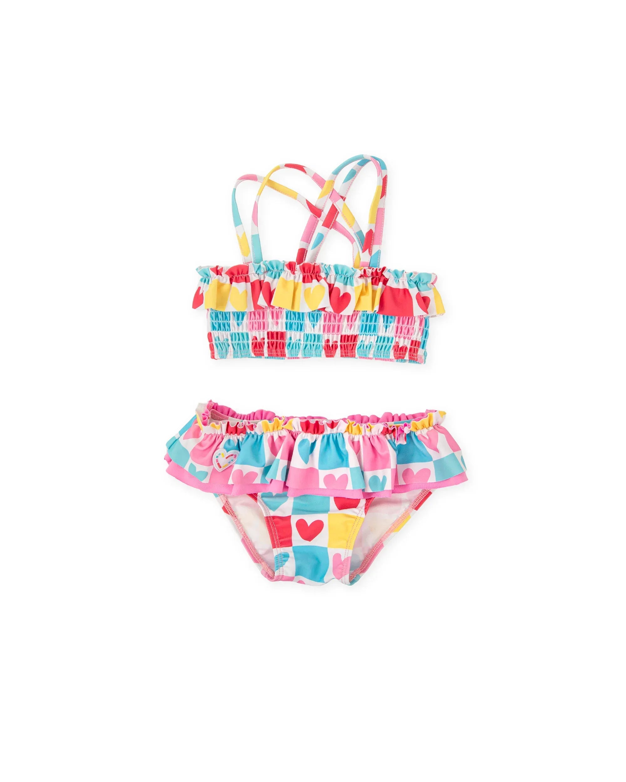 BIKINI LYCRA CORAZONES COLORES - Agatha Ruiz de la Prada