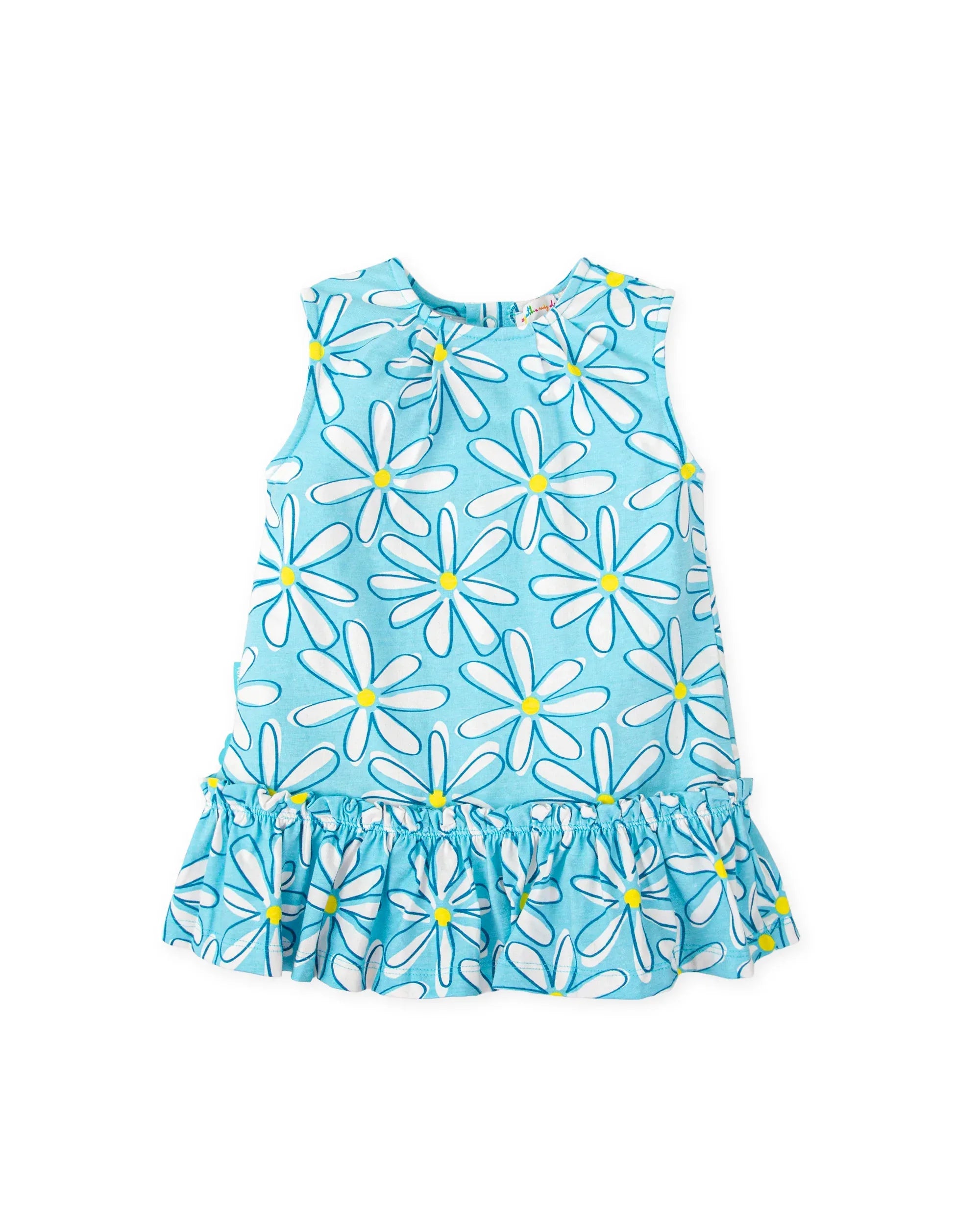 VESTIDO TIRANTES MARGARITAS AZUL - Agatha Ruiz de la Prada