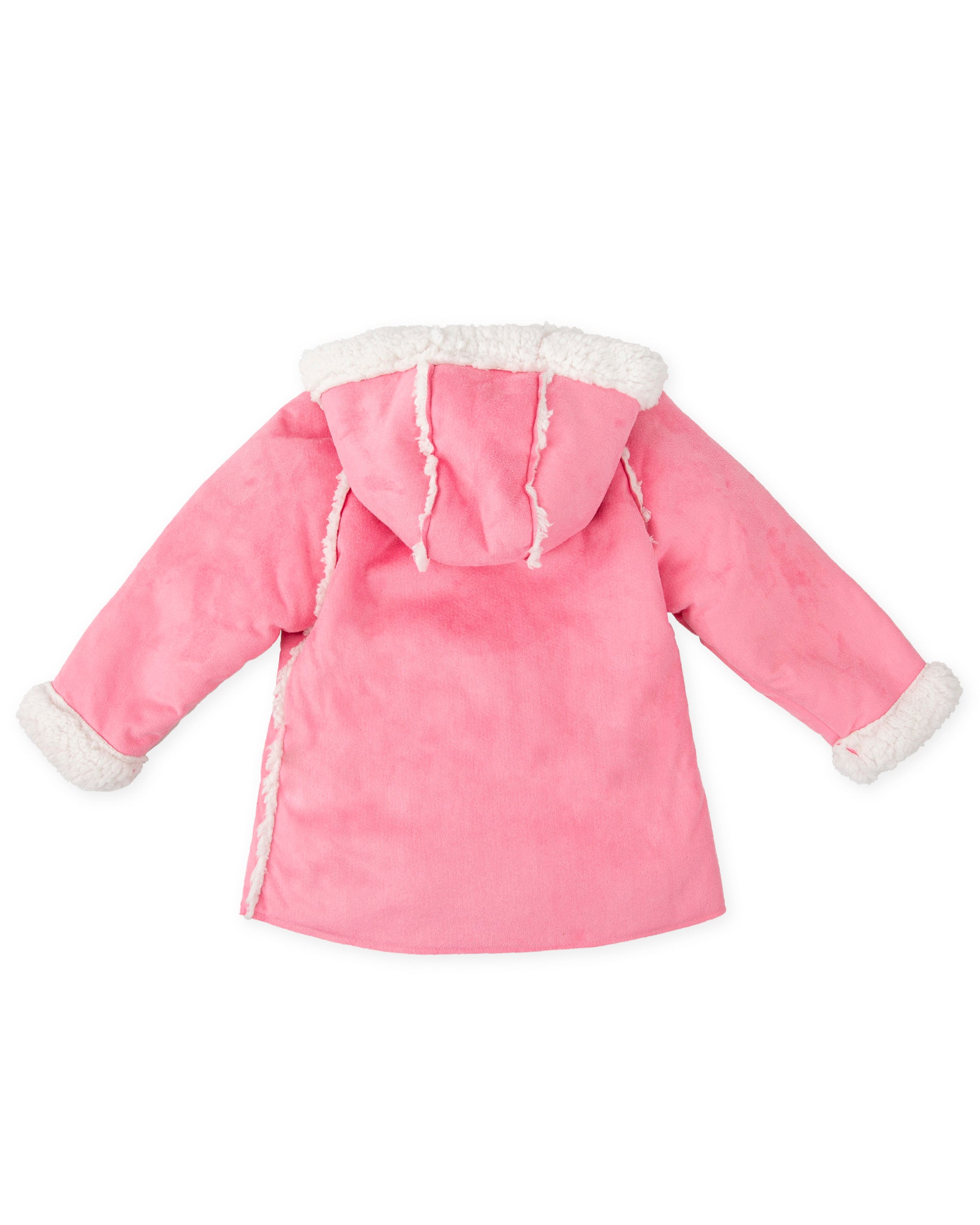 COAT JACKET WITH STRAWBERRY FLEECE LINING FOR GIRL