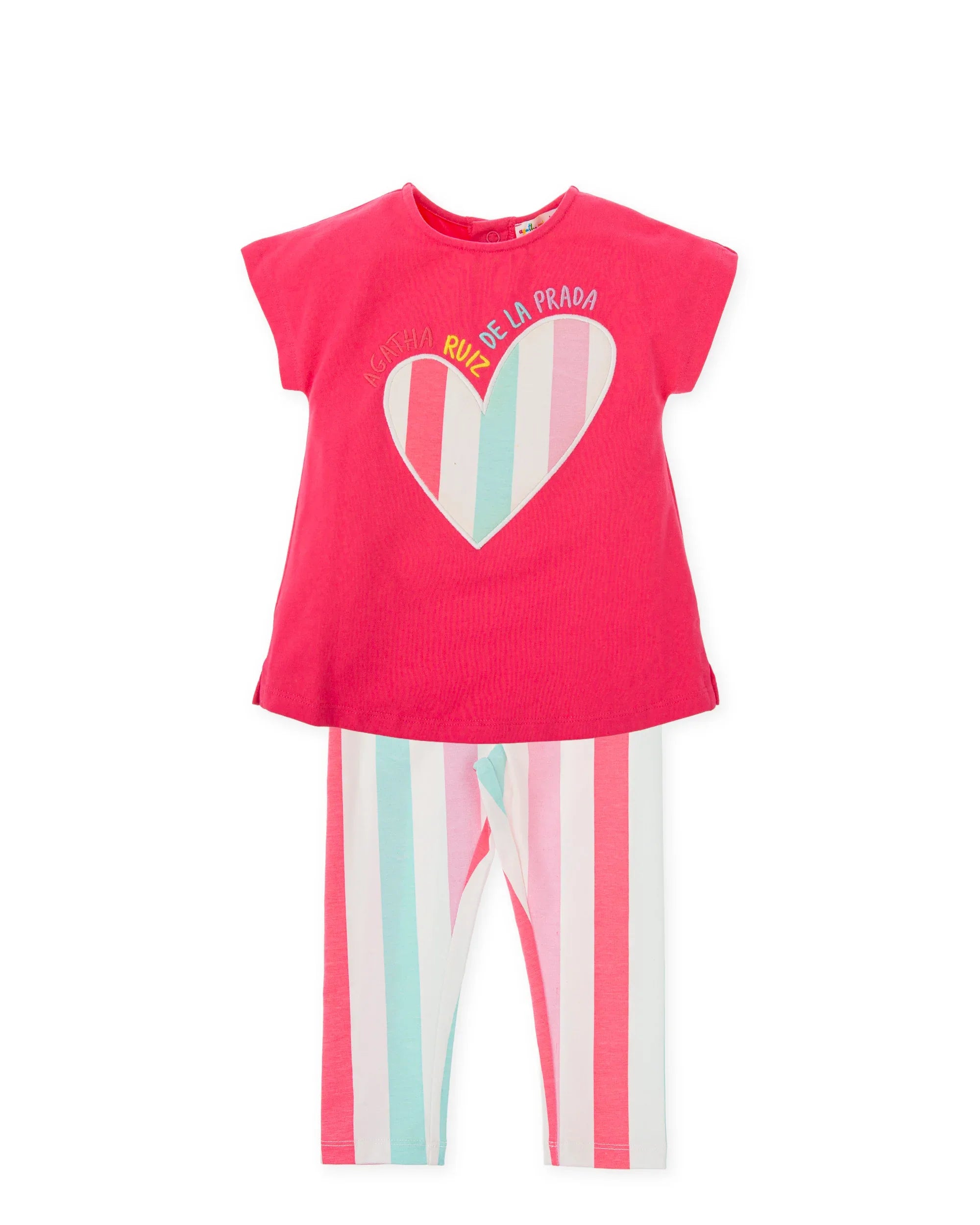 CONJUNTO CAMISETA + LEGGING RAYAS - Agatha Ruiz de la Prada