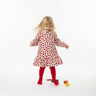 VESTIDO CORAZONES ROJOS