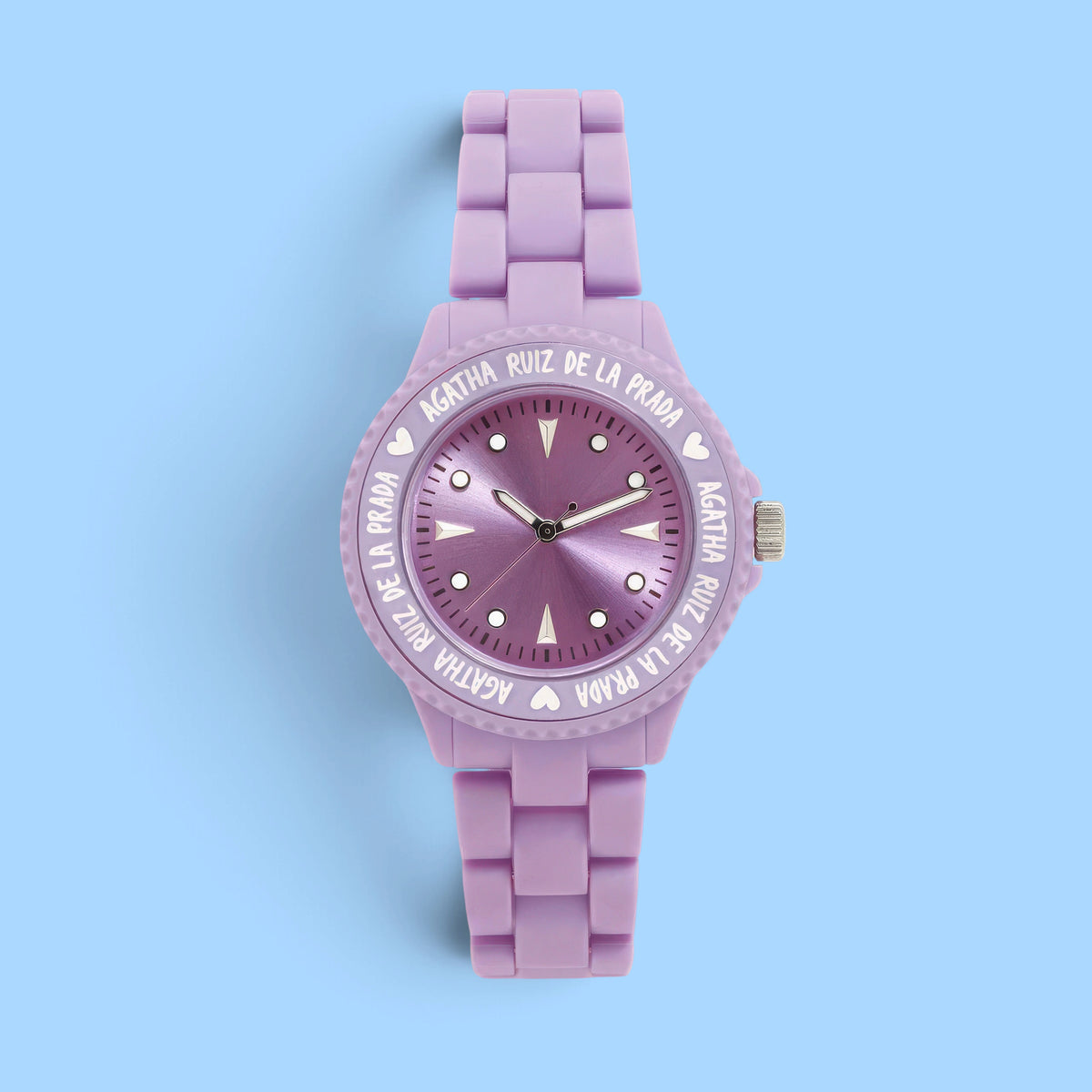 PURPLE PLASTIC WATCH
