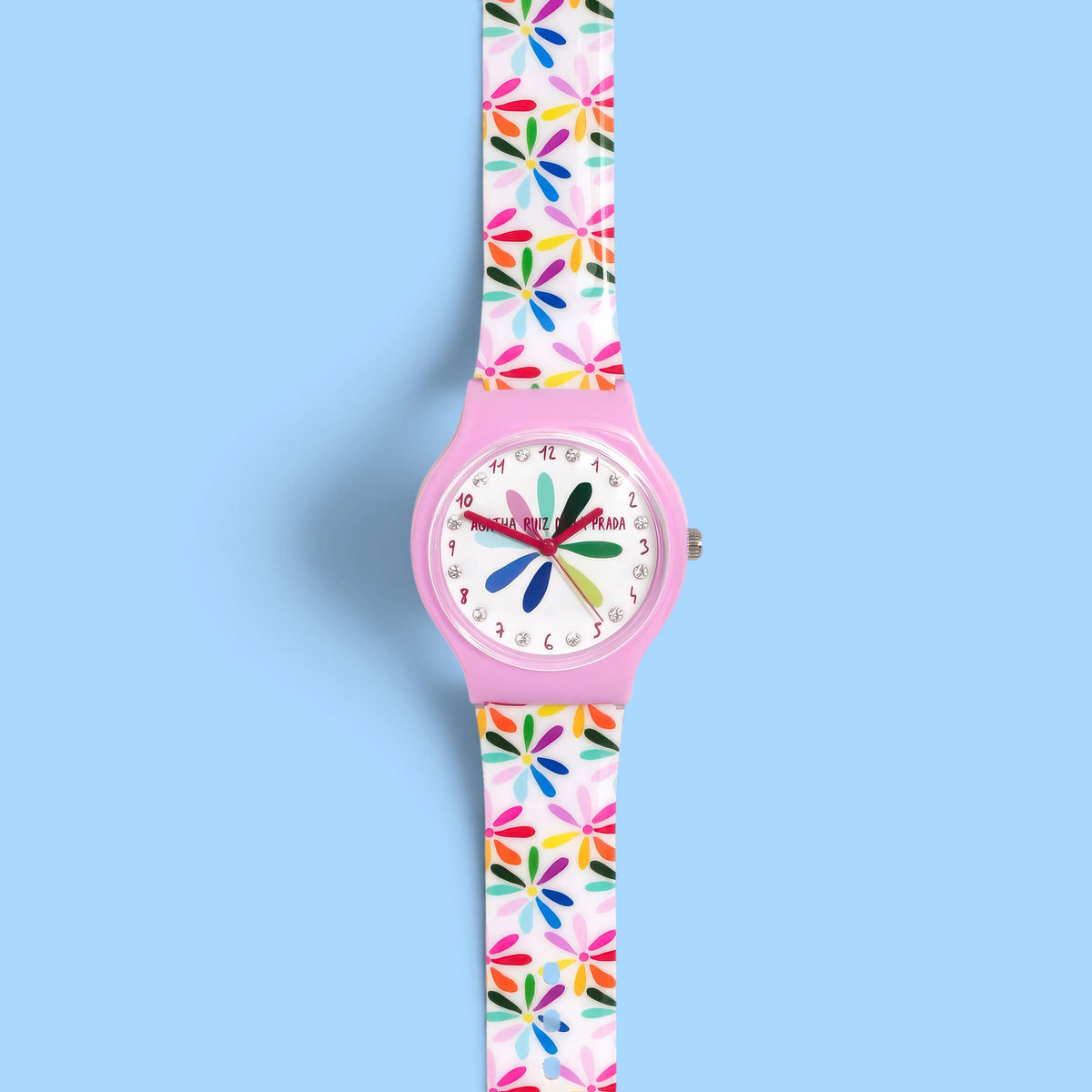 MONTRE FLIP MARGUERITES AVEC CIRCONITES