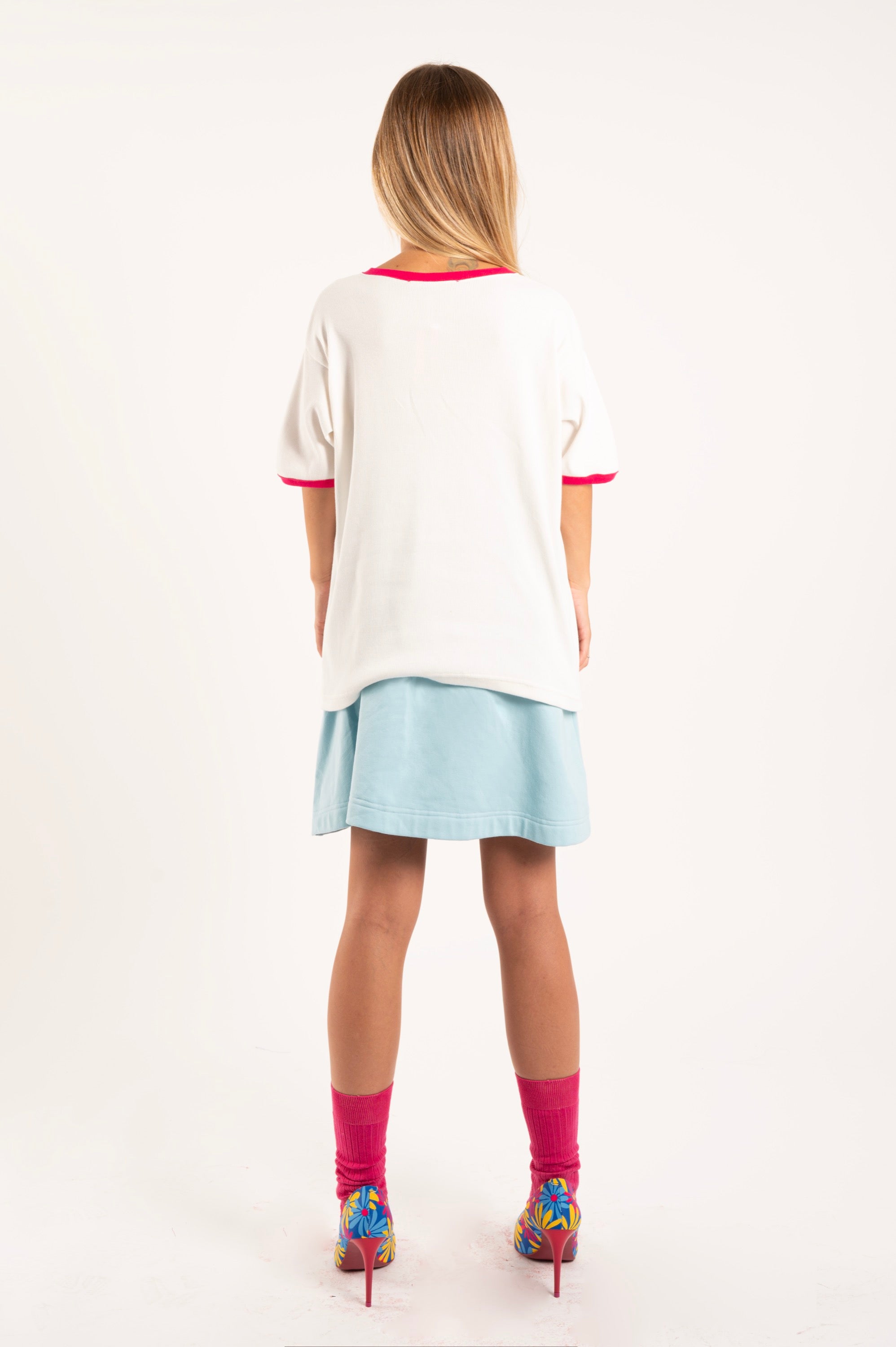 T-SHIRT PINK LETTERS AGATHA RUIZ DE LA PRADA