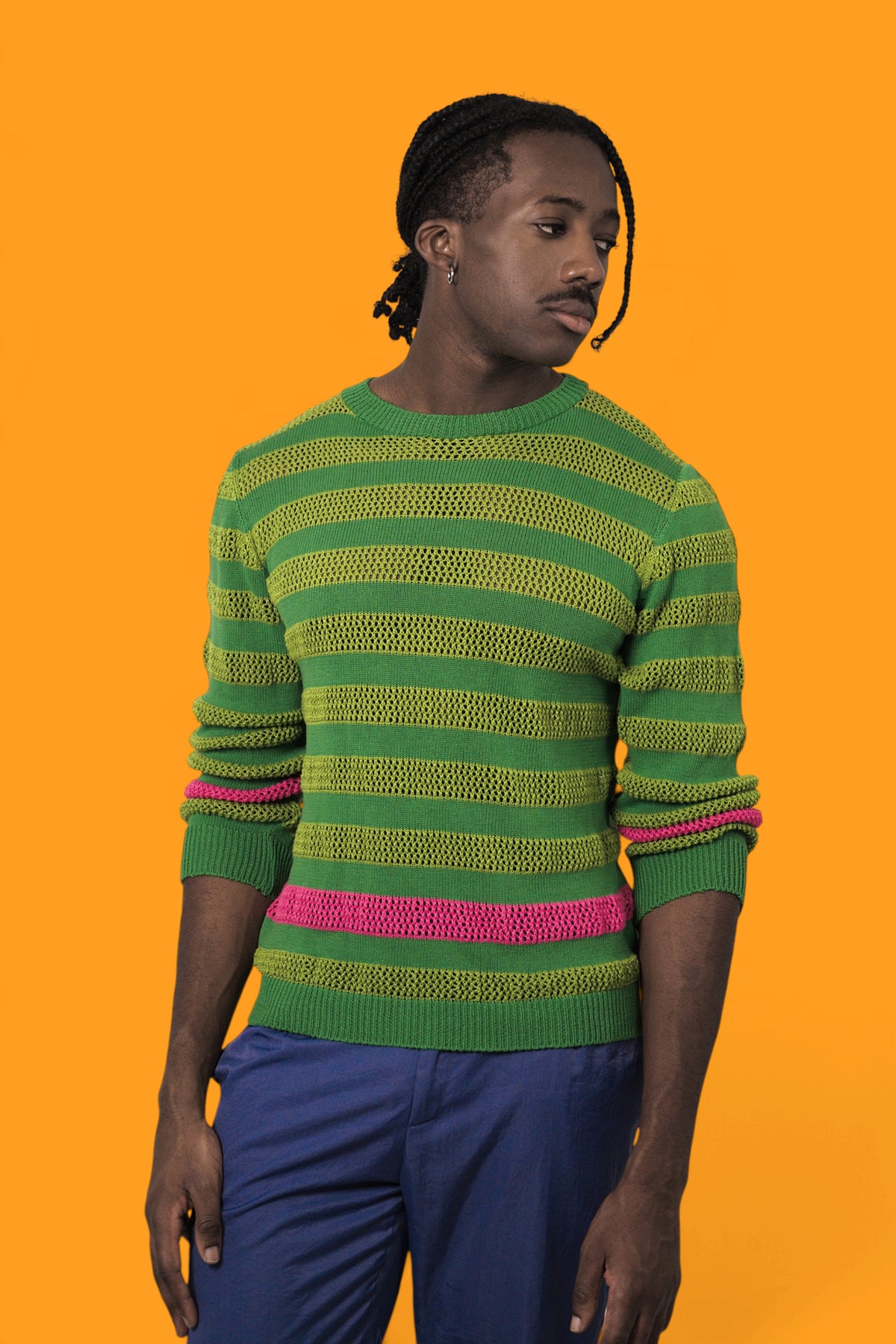 JERSEY VERDE CALADOS