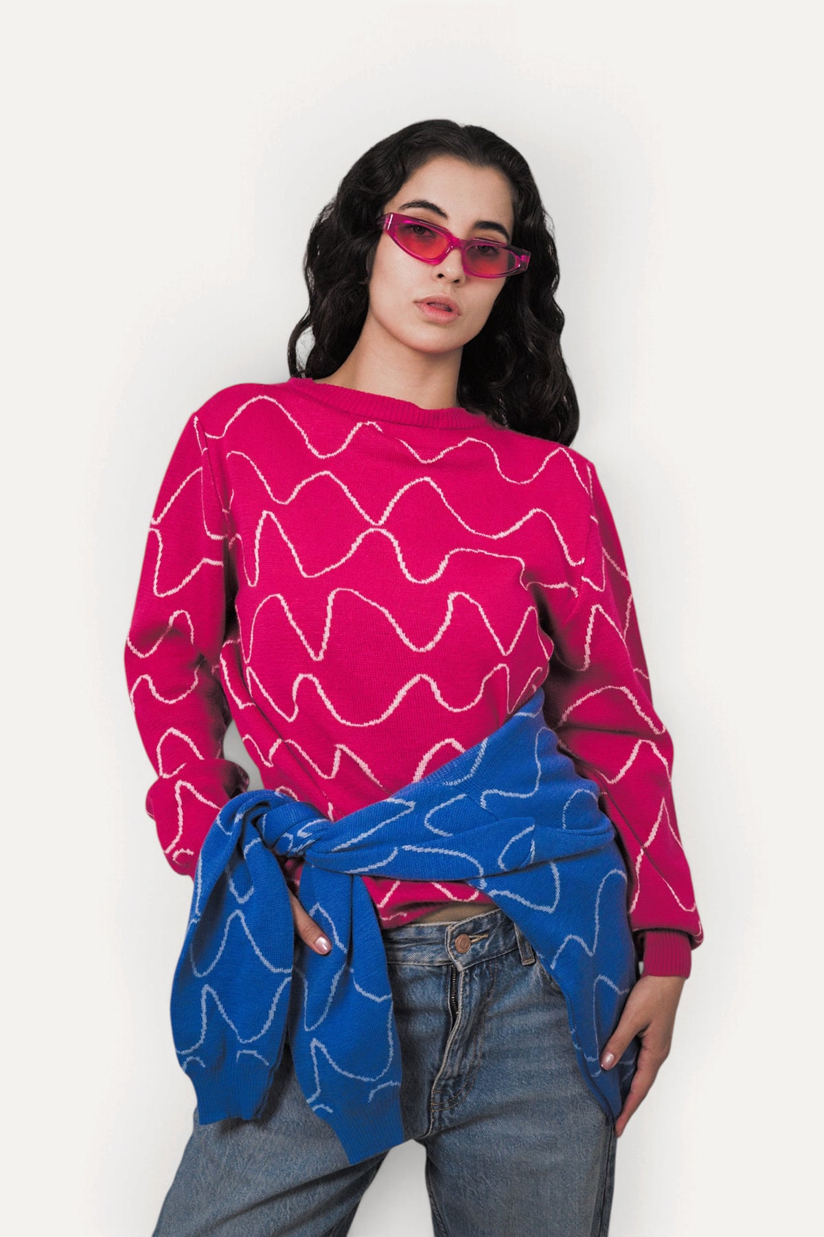 JERSEY ONDAS FUCSIA