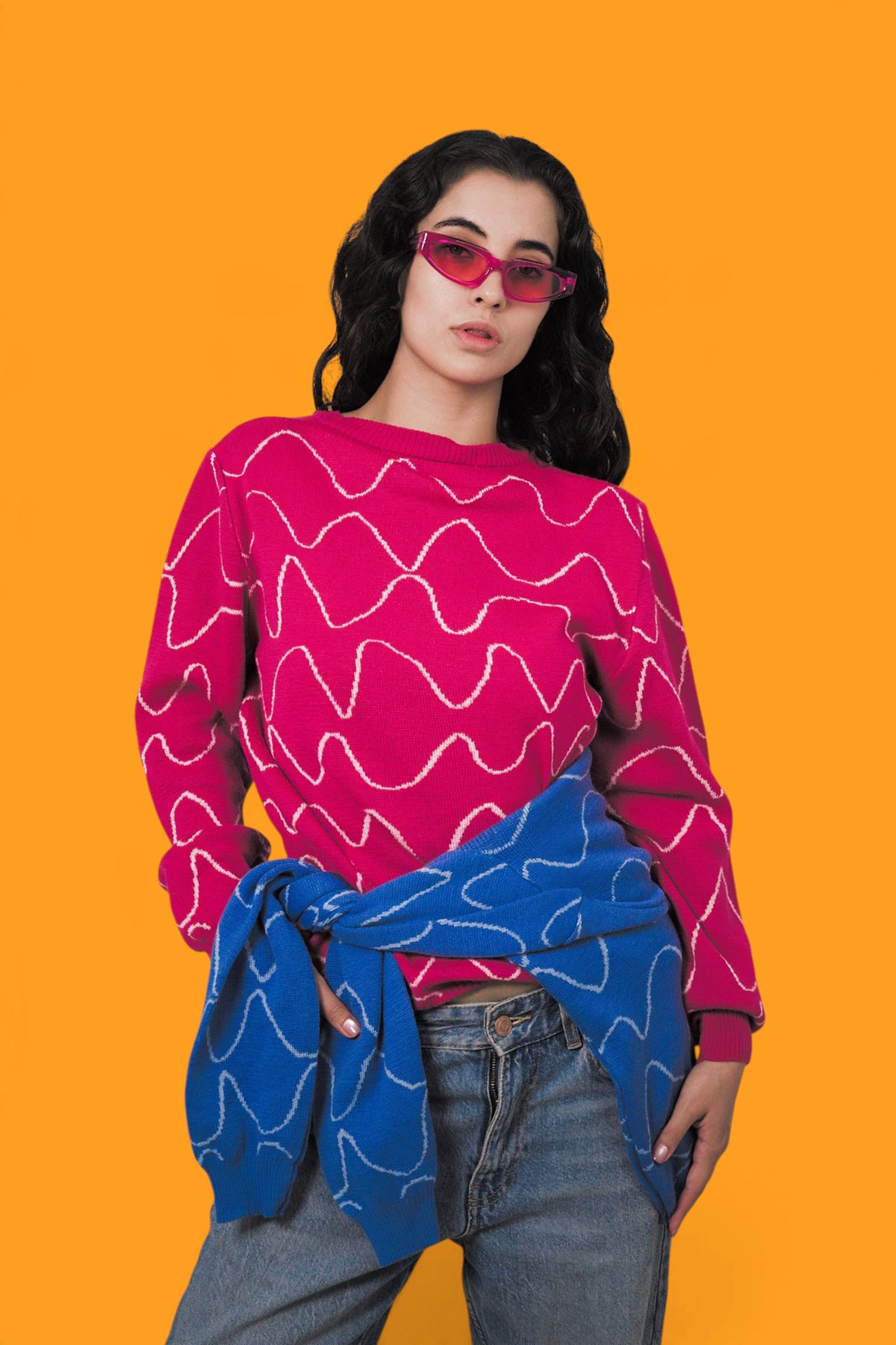 JERSEY ONDAS FUCSIA