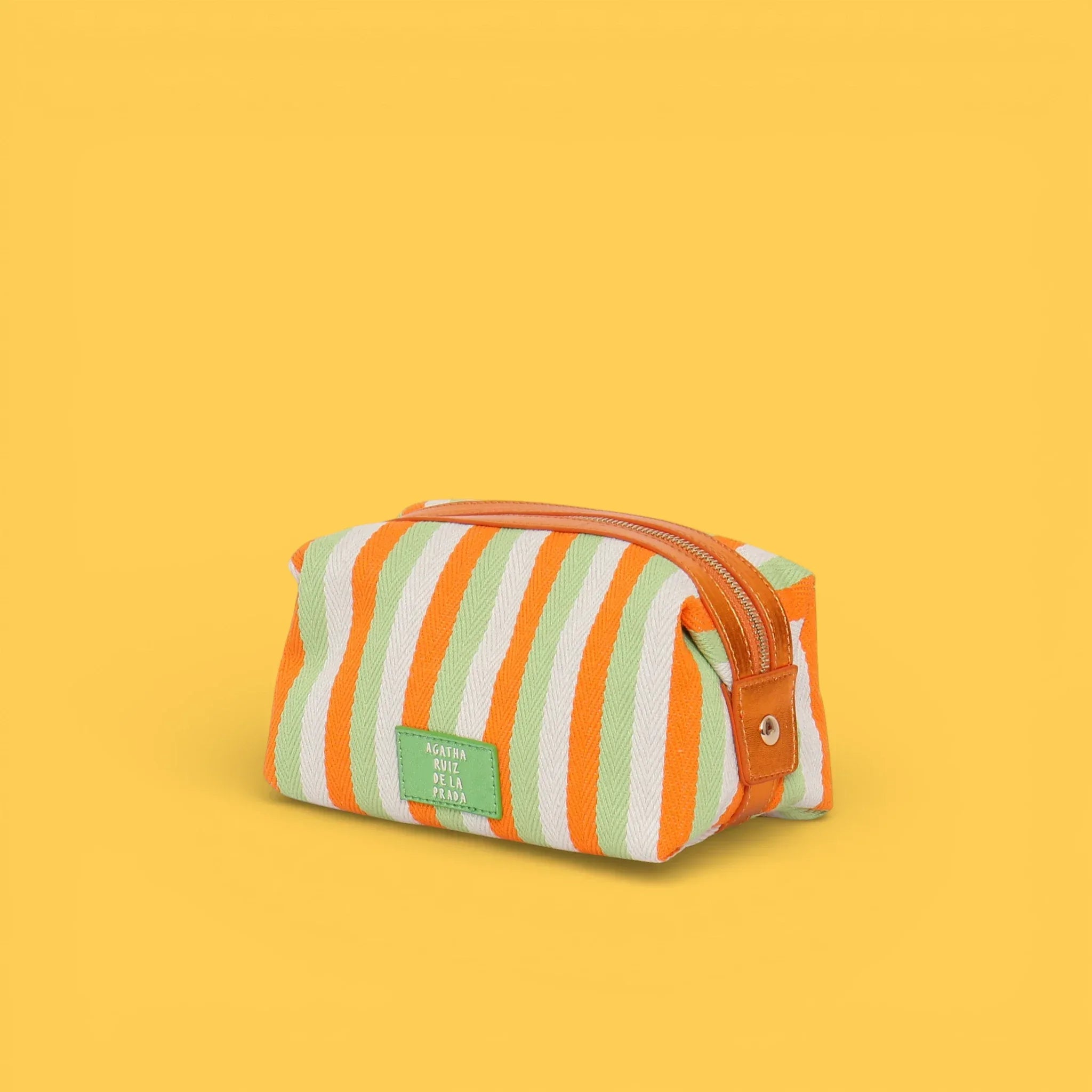 NECESESER LONA LINEAS NARANJA - Agatha Ruiz de la Prada