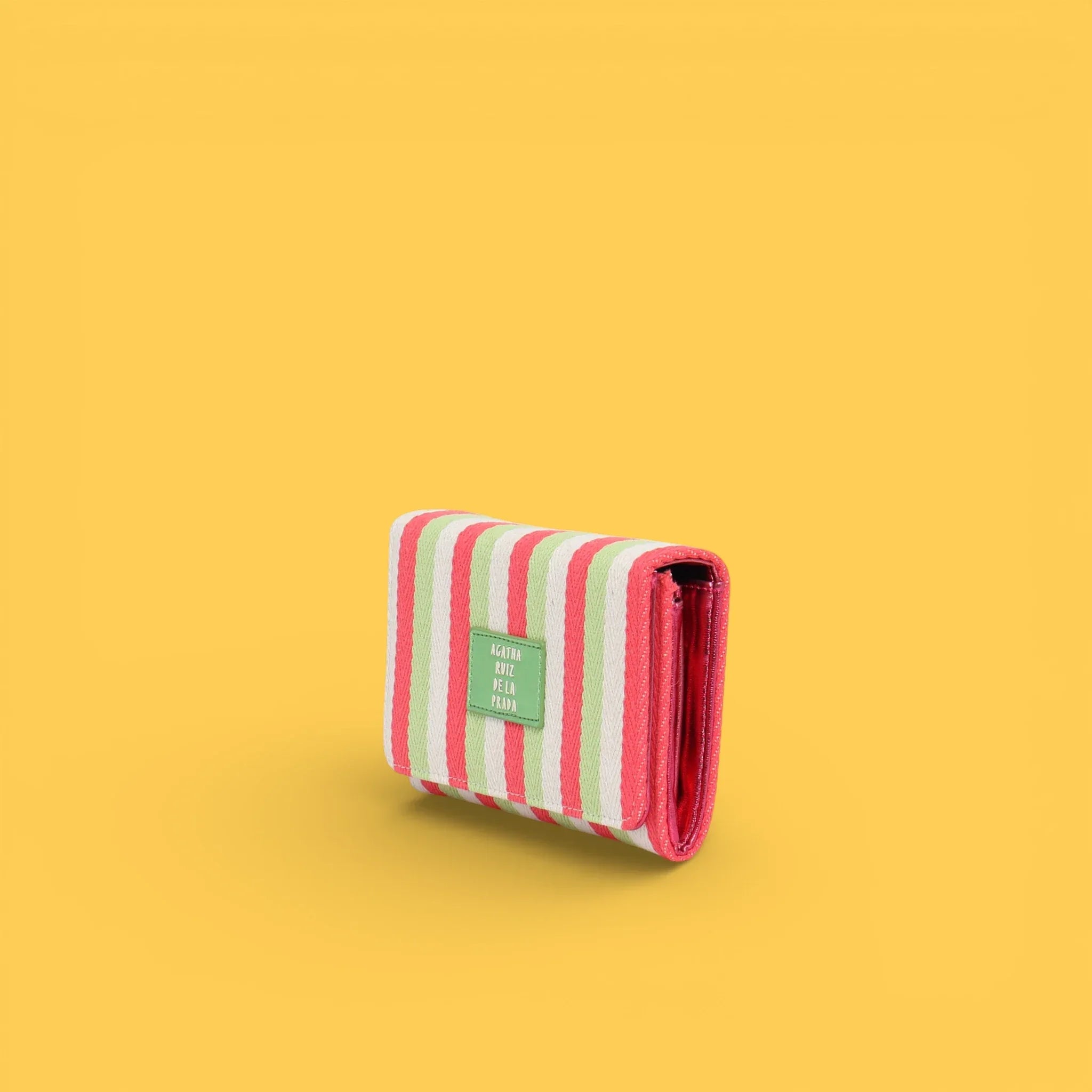 MONEDERO LONA LINEAS ROSA - Agatha Ruiz de la Prada