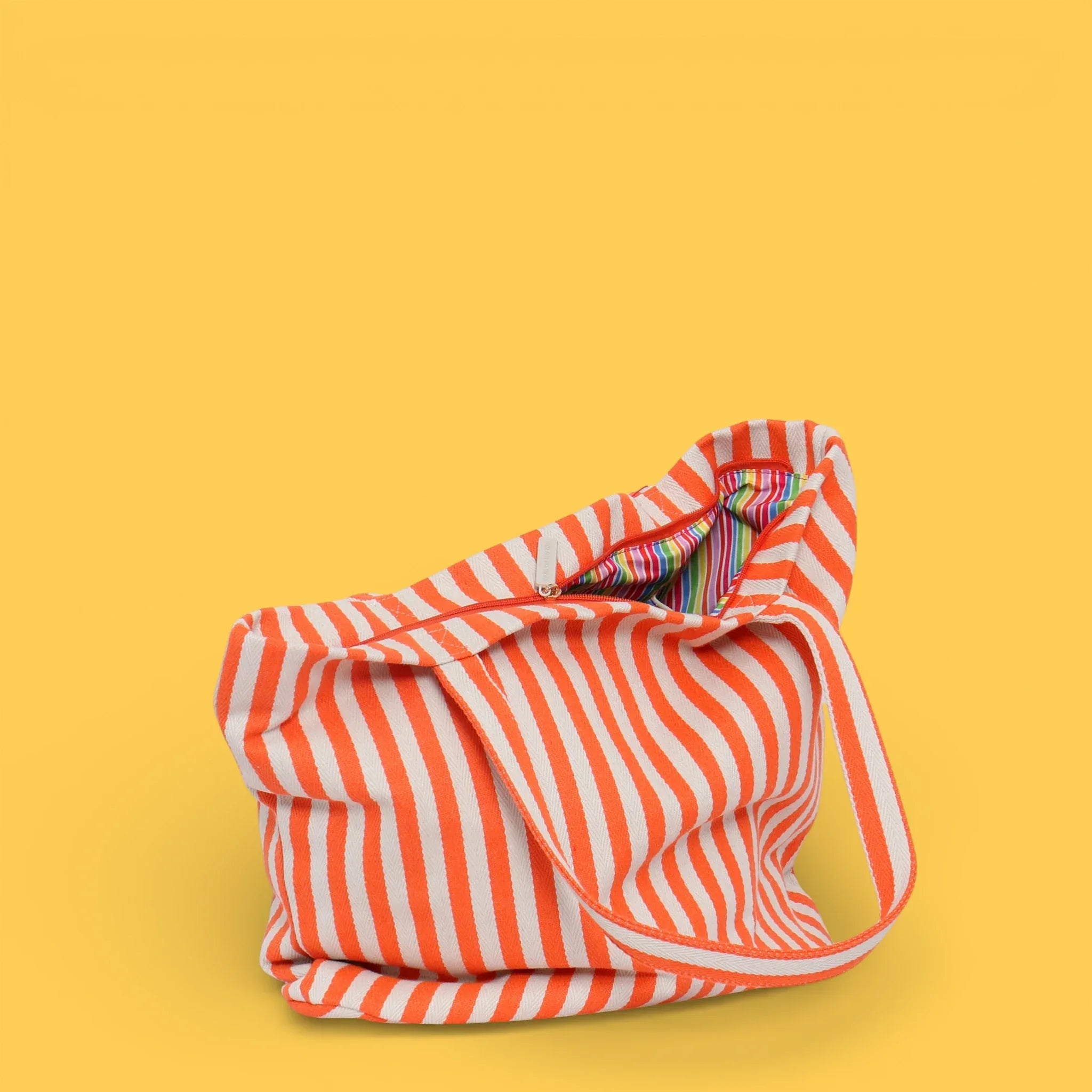 TOTE PLAYA RAYAS NARANJA - Agatha Ruiz de la Prada