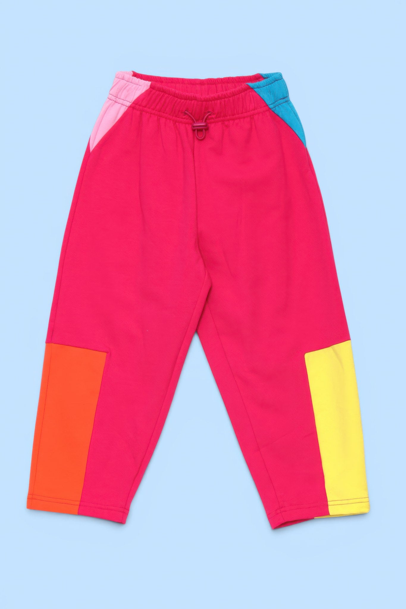 PANTALONI COTONE FUCSIA COLORI