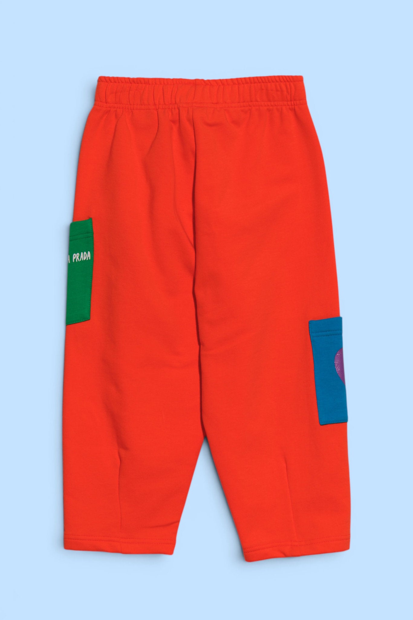 PANTALON ALGODON NARANJA BOLSILLOS