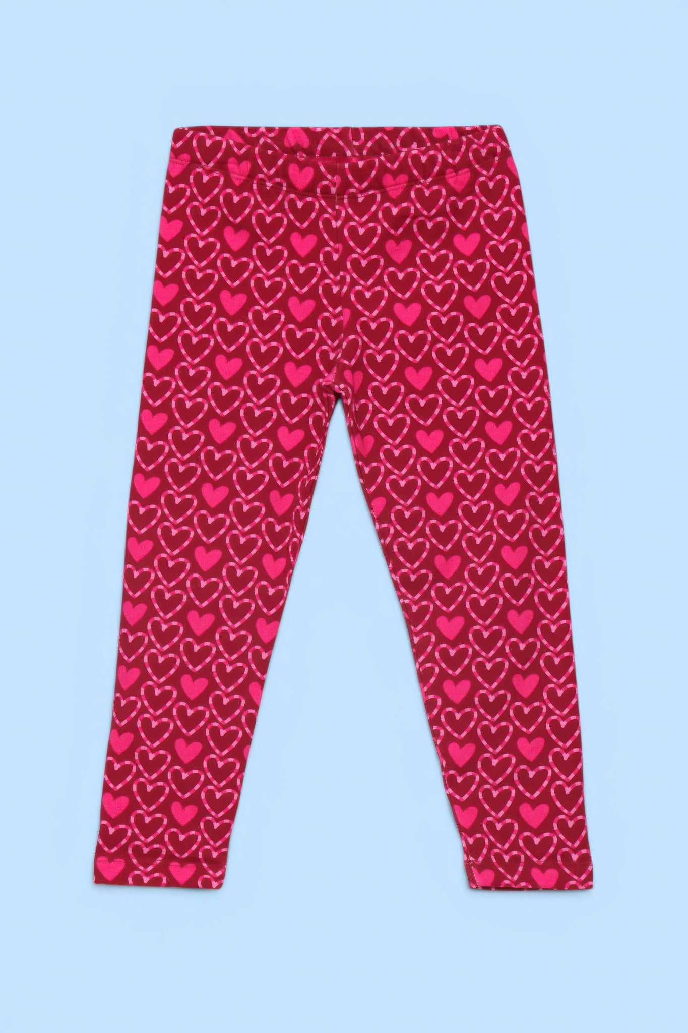 LEGGINGS CUORI FUCSIA