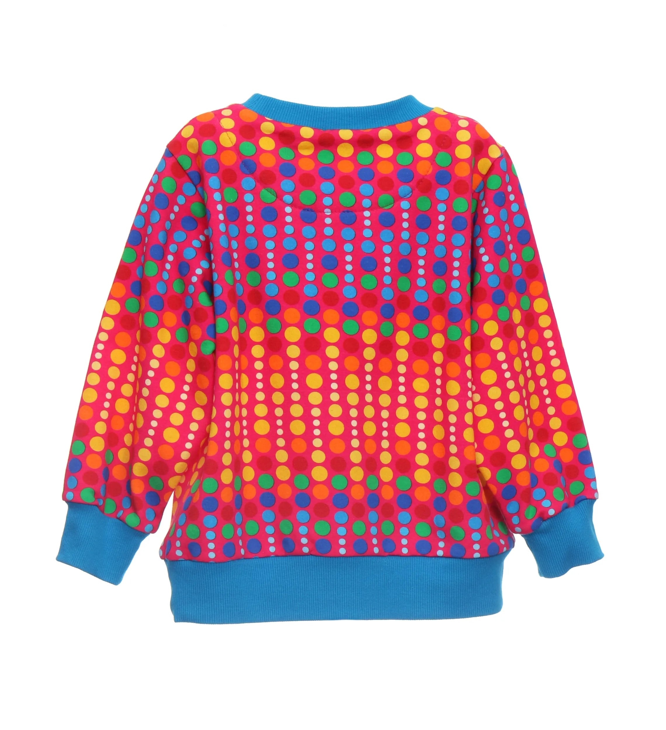 SUDADERA TOPOS MULTICOLOR NIÑA