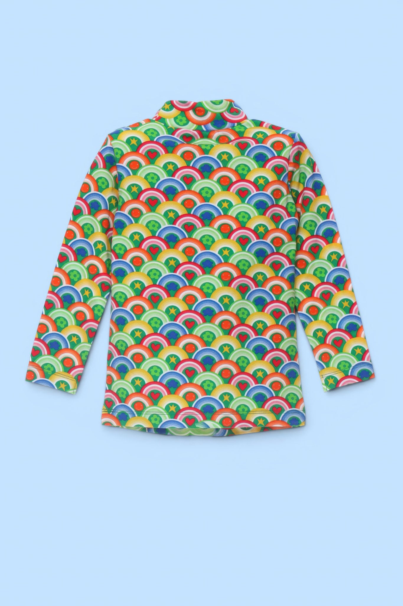 CAMISETA C/A ESTAMPADO ICONOS IRIS