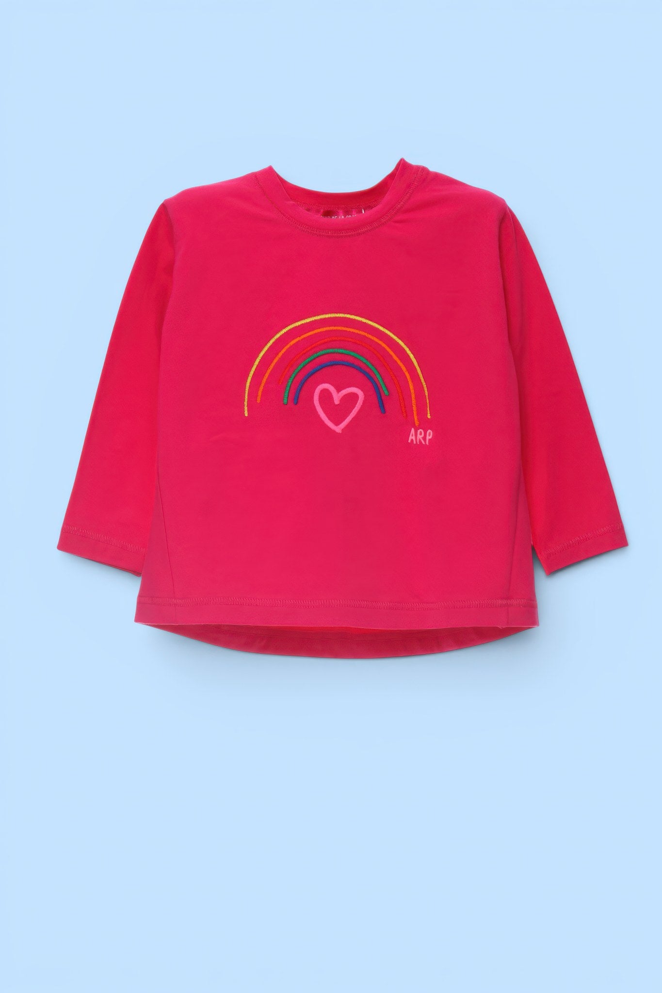 CAMISETA FUCSIA ARCOIRIS