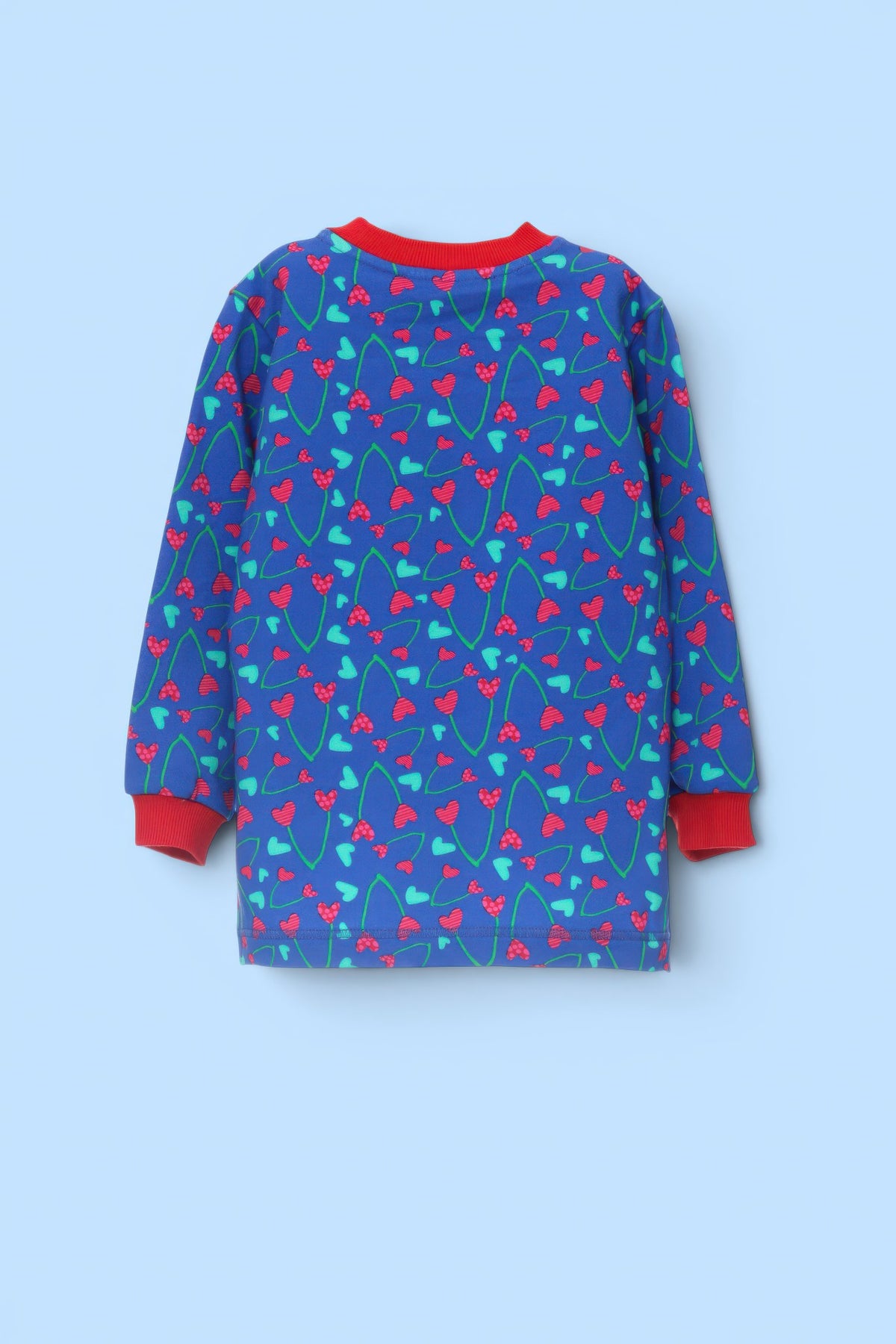 SUDADERA LARGA CEREZAS CORAZONES
