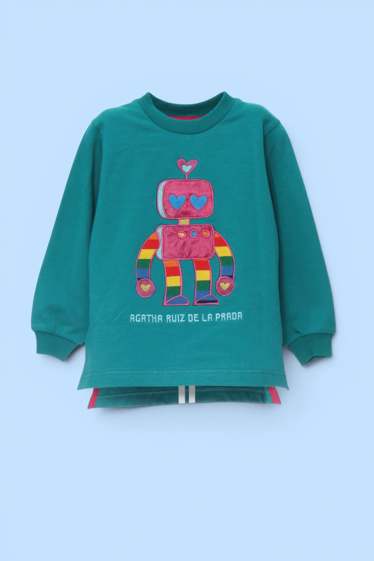 SUDADERA AZUL PETROLEO ROBOT