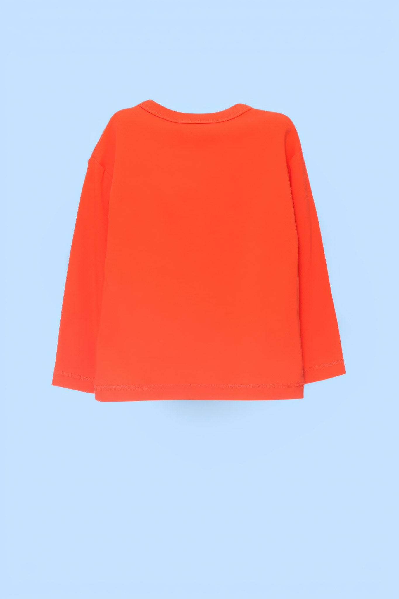 CAMISETA NARANJA CUADROS