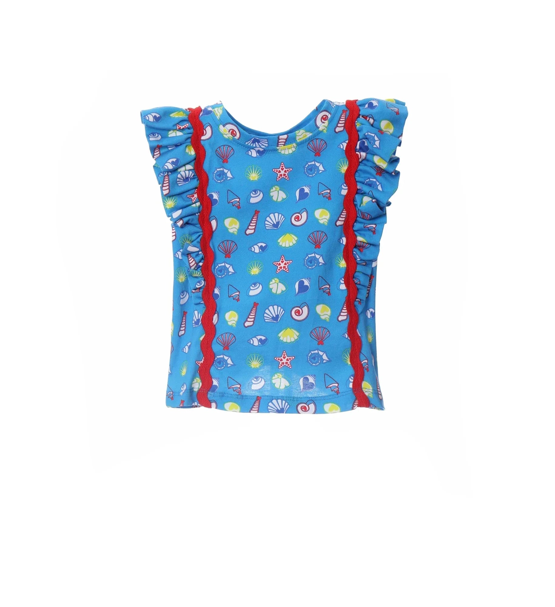 CAMISETA AZUL CONCHAS PICUNELA - Agatha Ruiz de la Prada