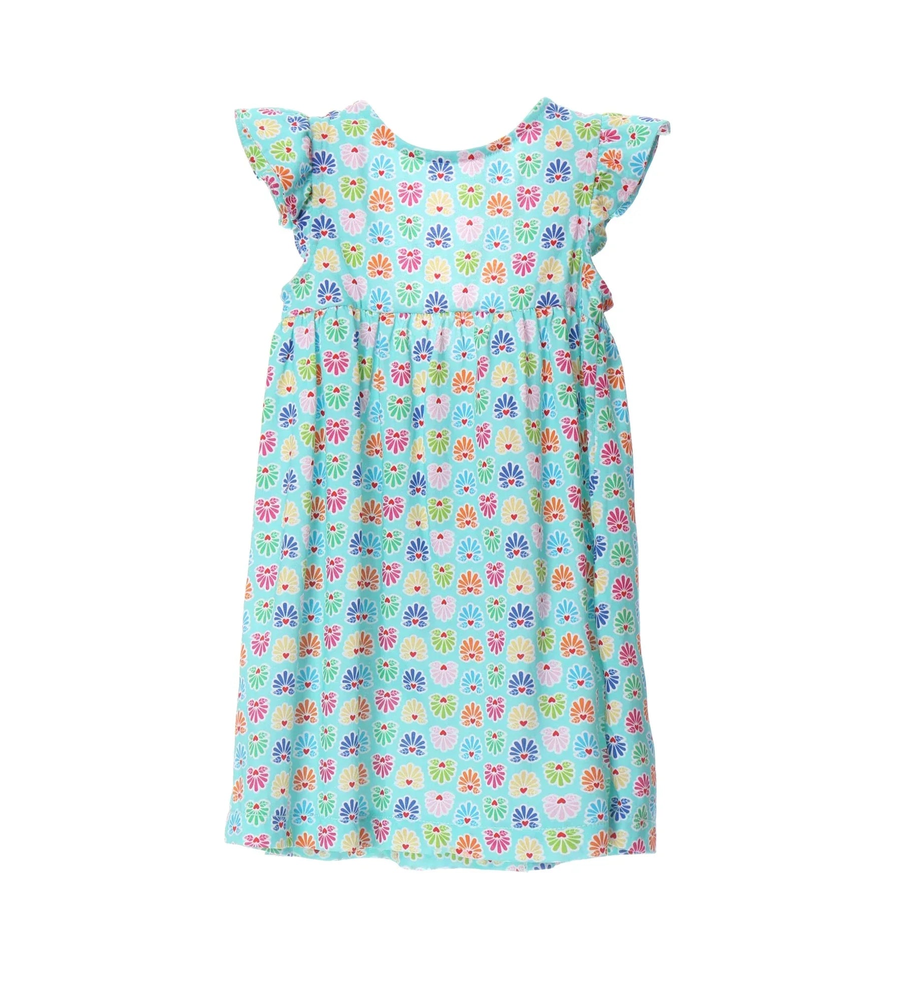 VESTIDO TURQUESA ESTAMPADO - Agatha Ruiz de la Prada