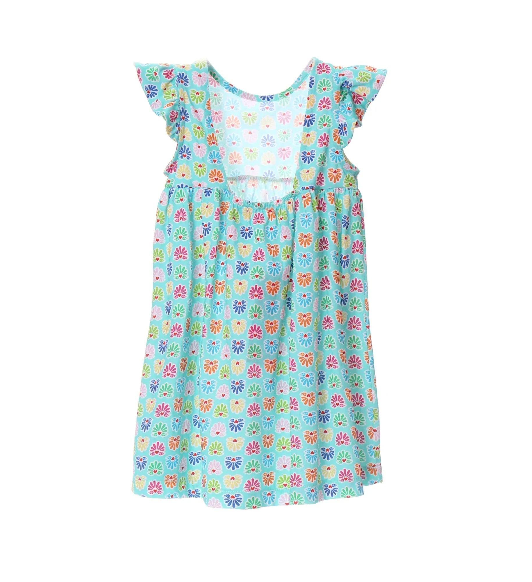 VESTIDO TURQUESA ESTAMPADO - Agatha Ruiz de la Prada