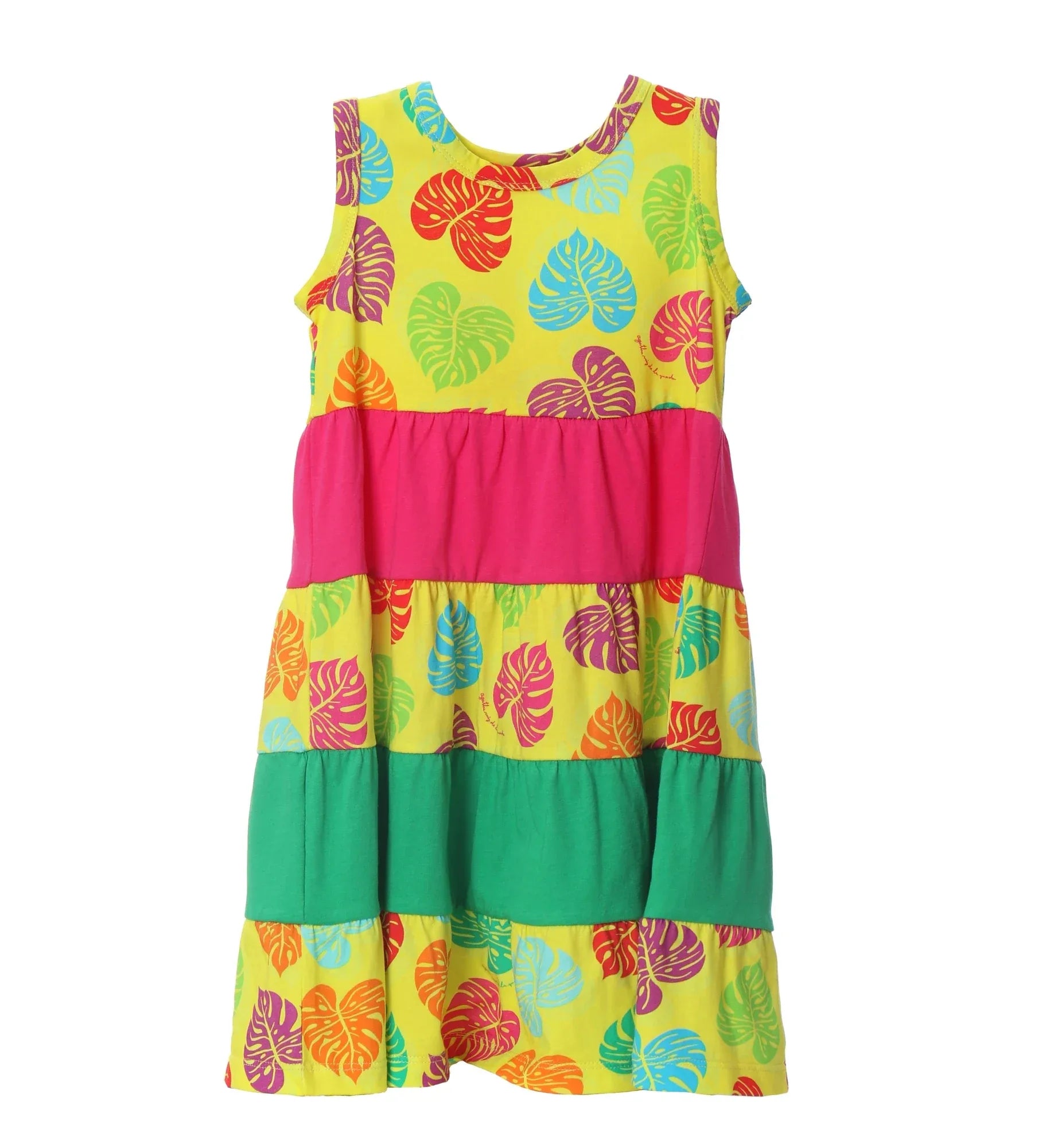 VESTIDO HAWAIANO FRANJAS COLORES - Agatha Ruiz de la Prada
