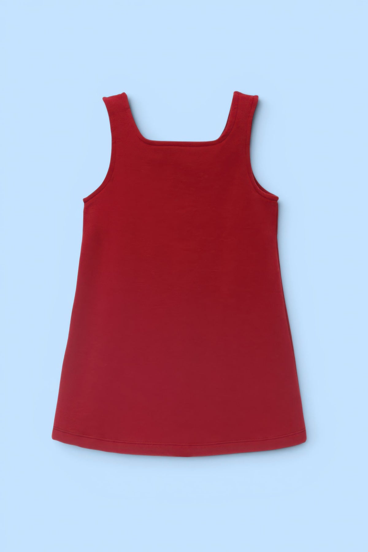 VESTIDO TIRANTES ROJO TULIPANES