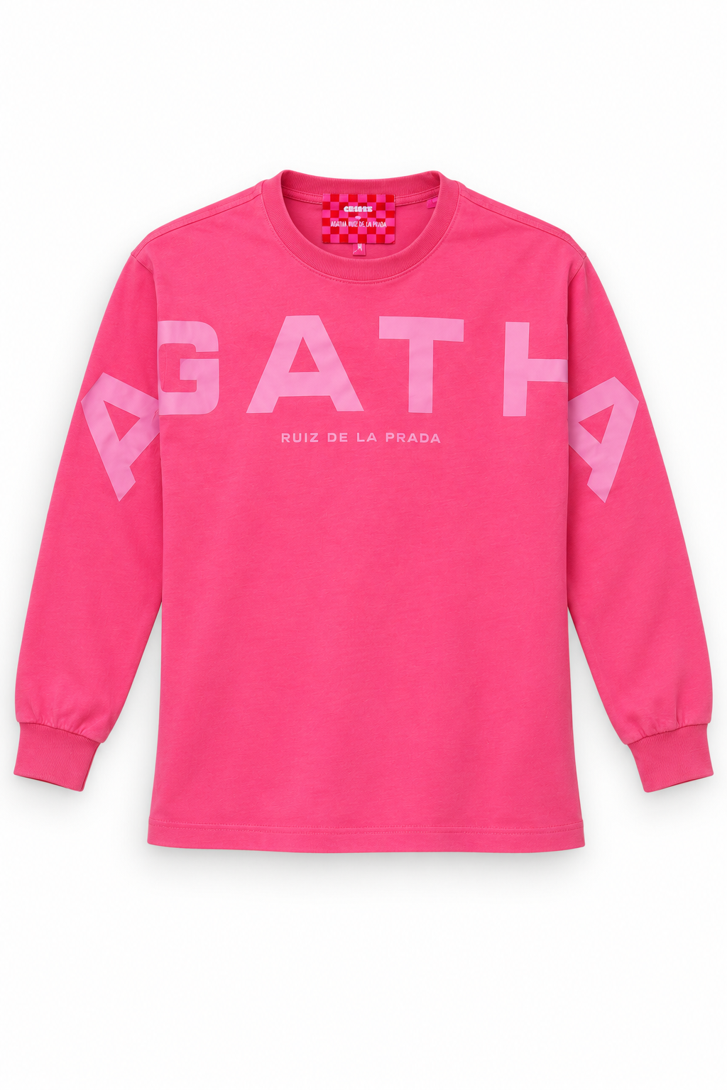 CAMISETA MANGA LARGA AGATHA X COLORS FUCSIA