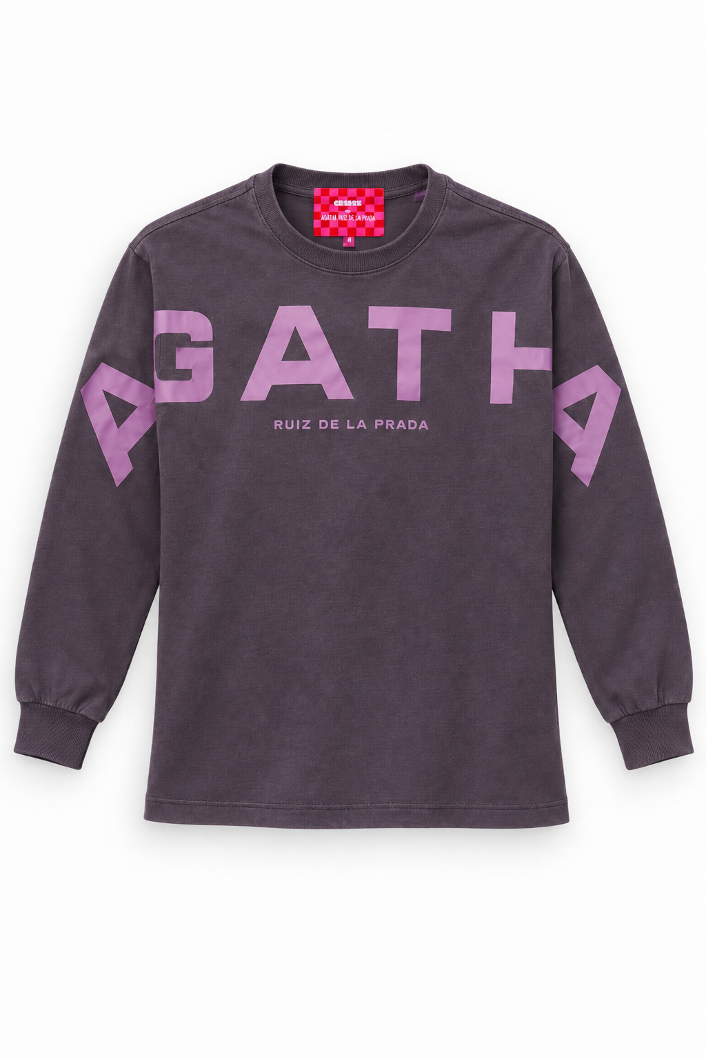 CAMISETA MANGA LARGA AGATHA X COLORS MORADO