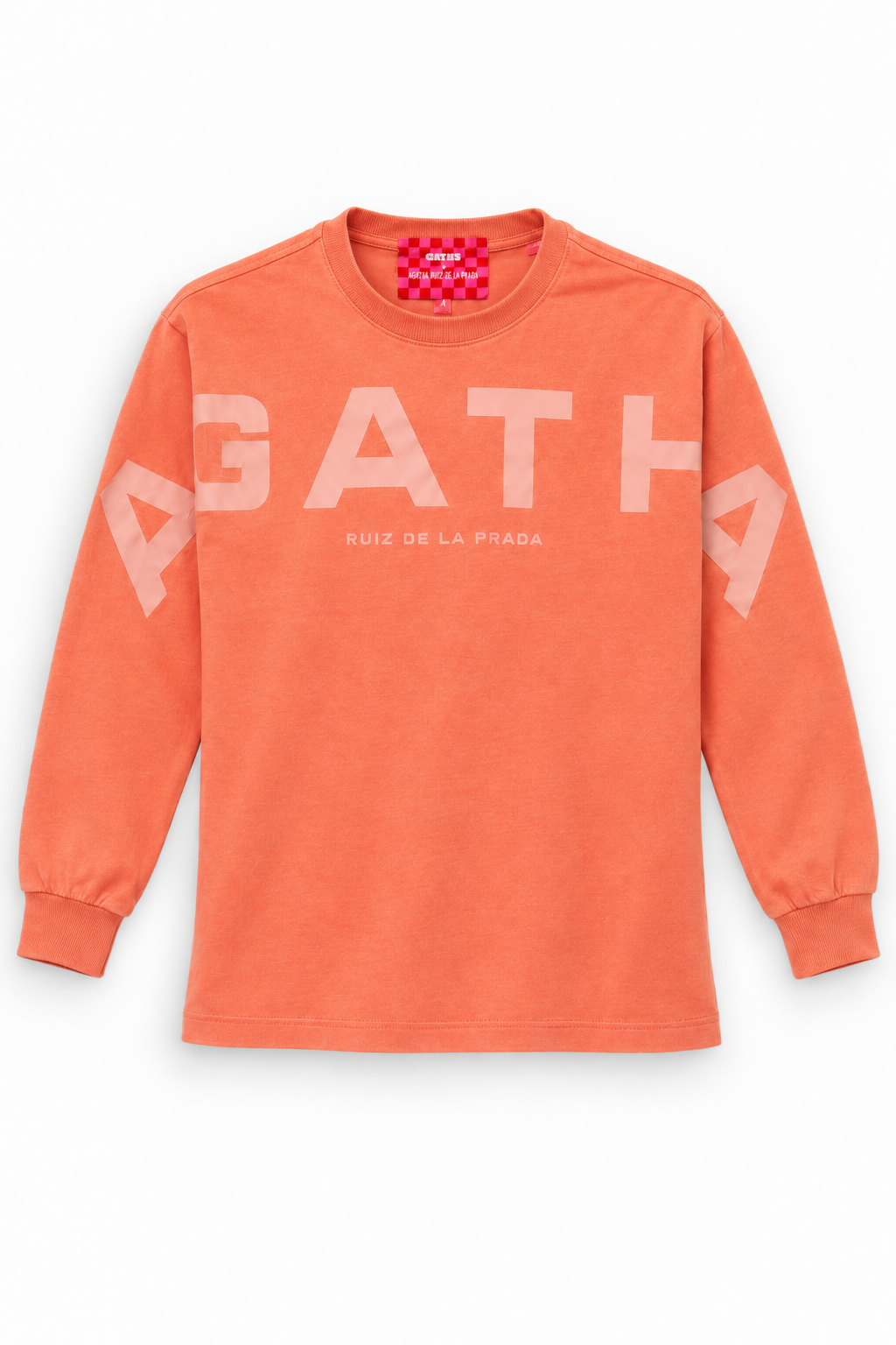 CAMISETA MANGA LARGA AGATHA X COLORS NARANJA