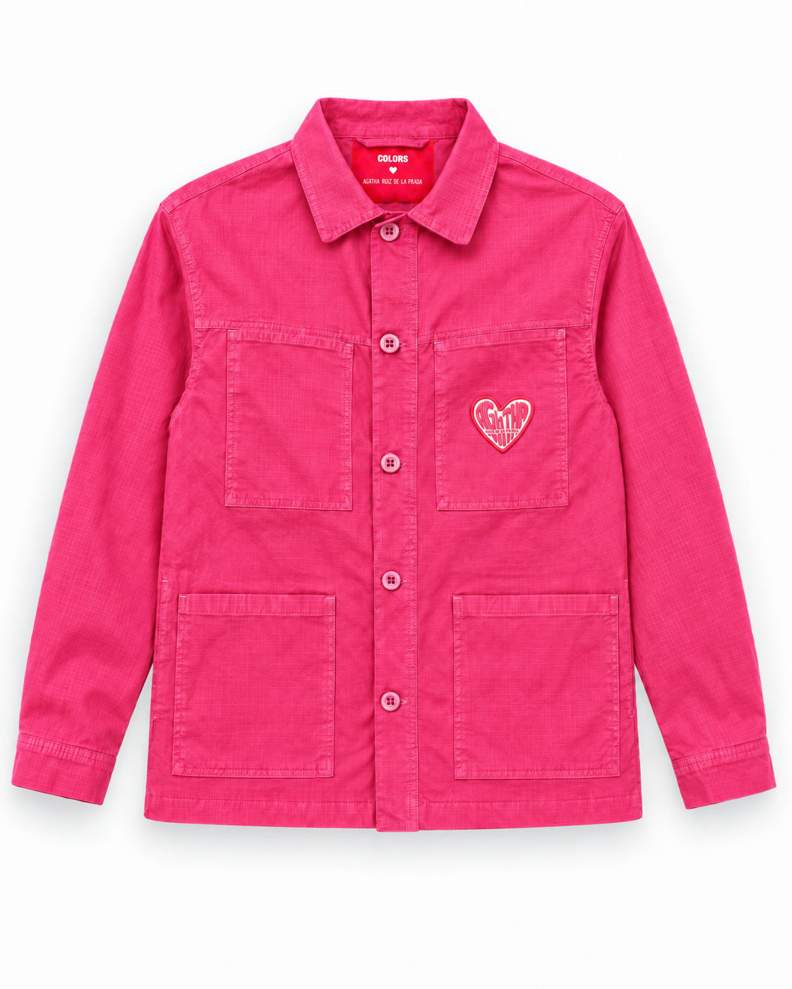 SOBRECAMISA INVIERNO AGATHA X COLORS FUCSIA