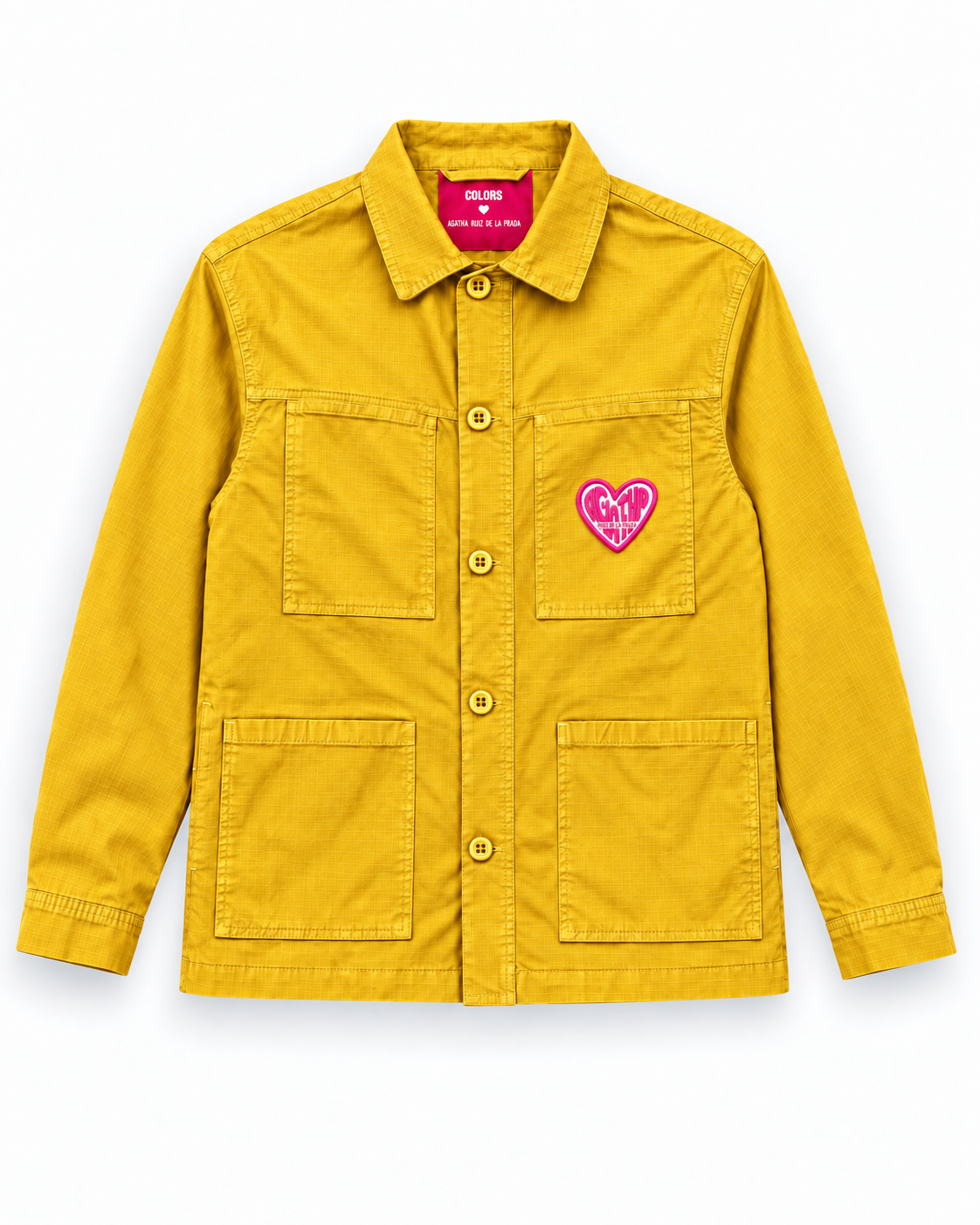SOBRECAMISA INVIERNO AGATHA X COLORS AMARILLO