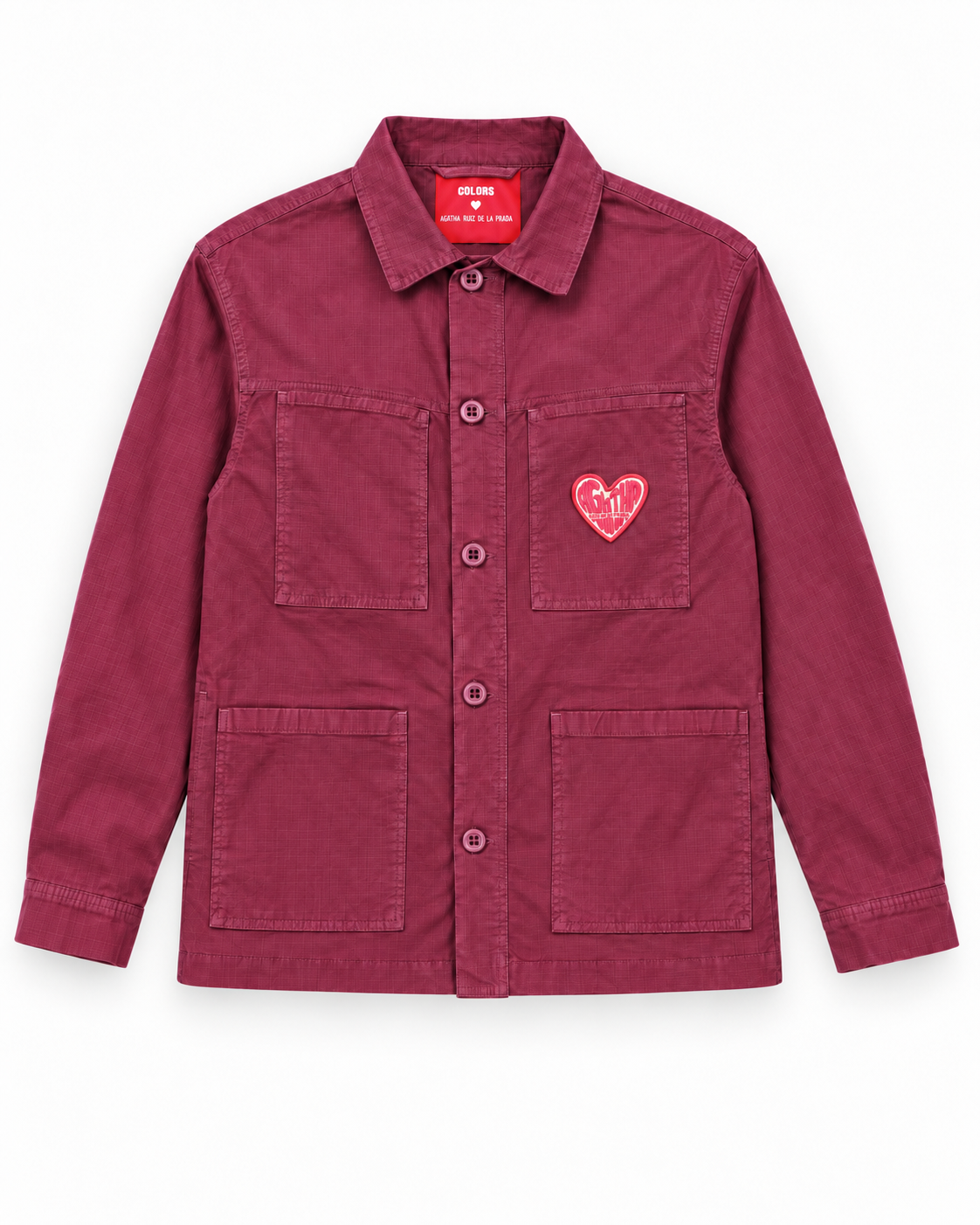 SOBRECAMISA INVIERNO AGATHA X COLORS LILA
