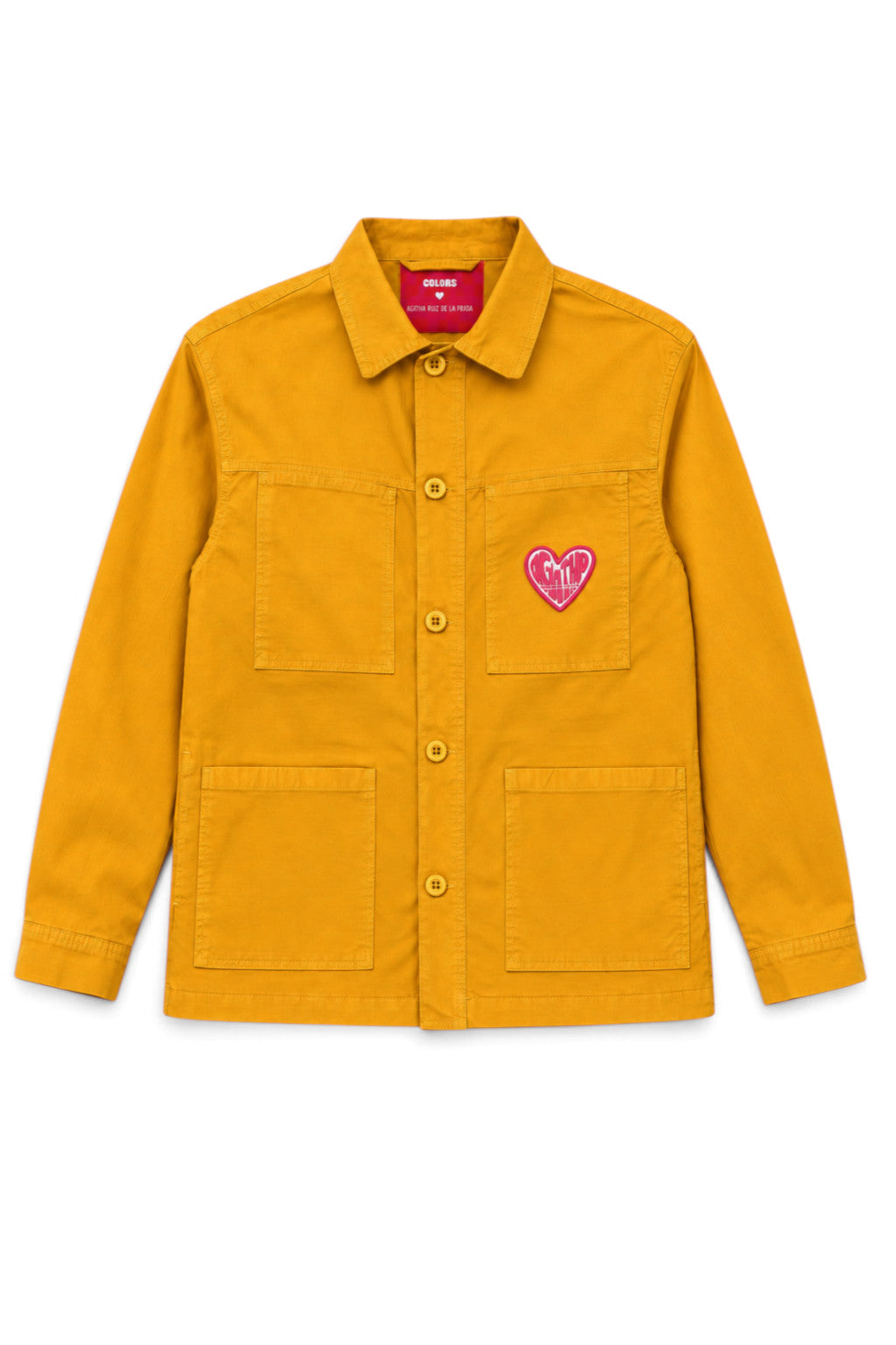 SOBRECAMISA INVIERNO AGATHA X COLORS AMARILLO