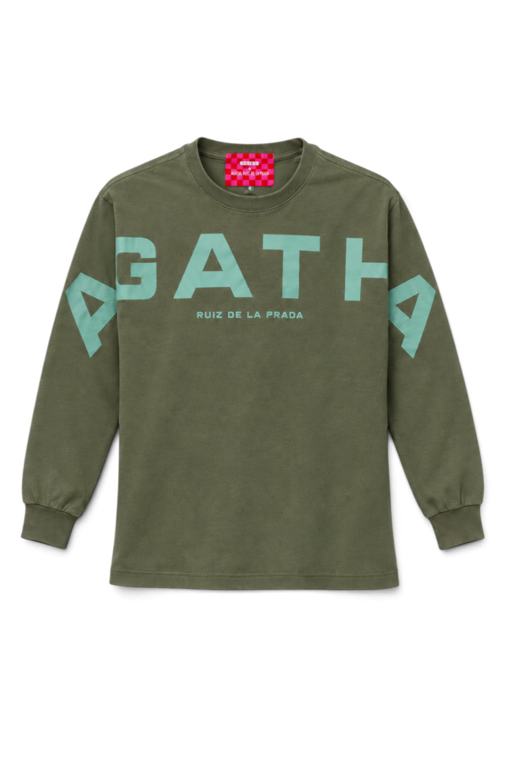 CAMISETA MANGA LARGA AGATHA X COLORS VERDE