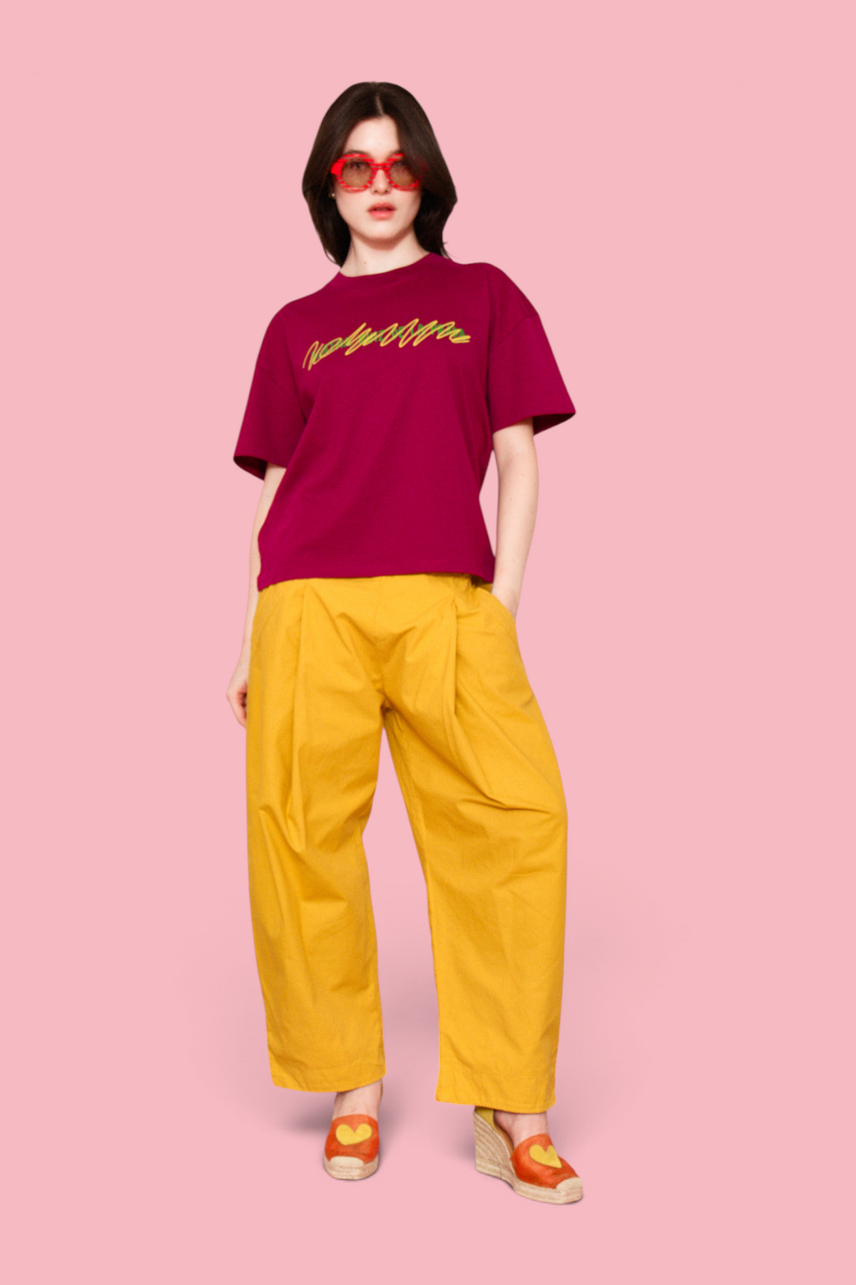 AGATHA RUIZ DE LA PRADA CROSSED-OUT oversized T-shirt