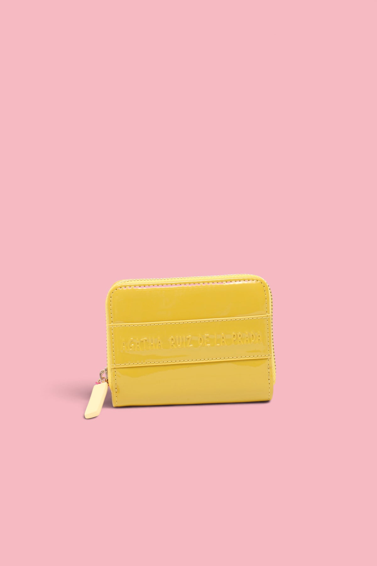 MUSTARD PATENT LEATHER PURSE