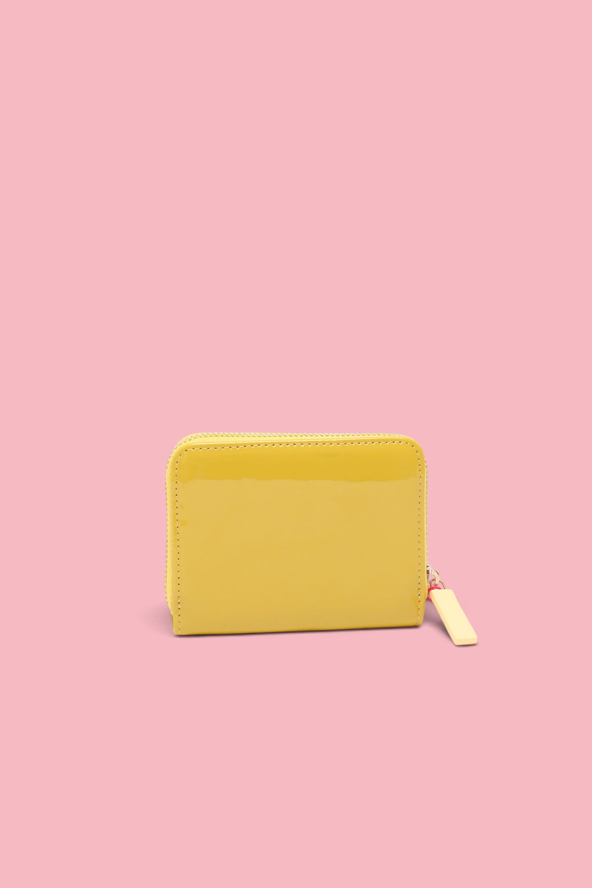 MUSTARD PATENT LEATHER PURSE